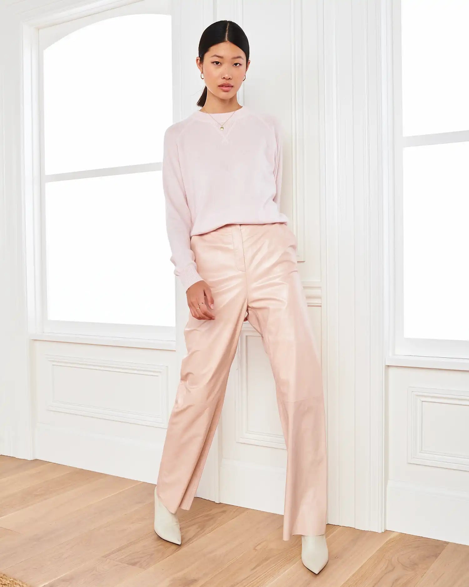 Mongolian Shrunken Cashmere Sweatshirt