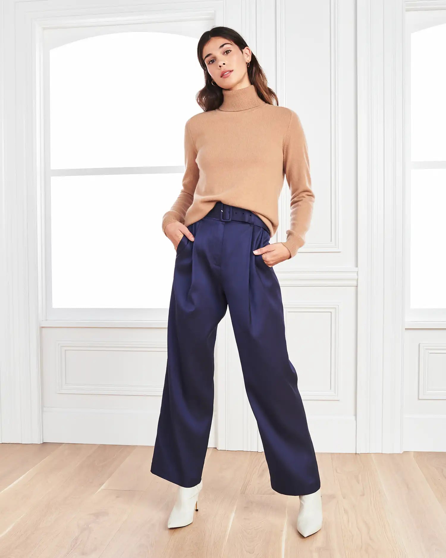 Mongolian Cashmere Turtleneck Sweater