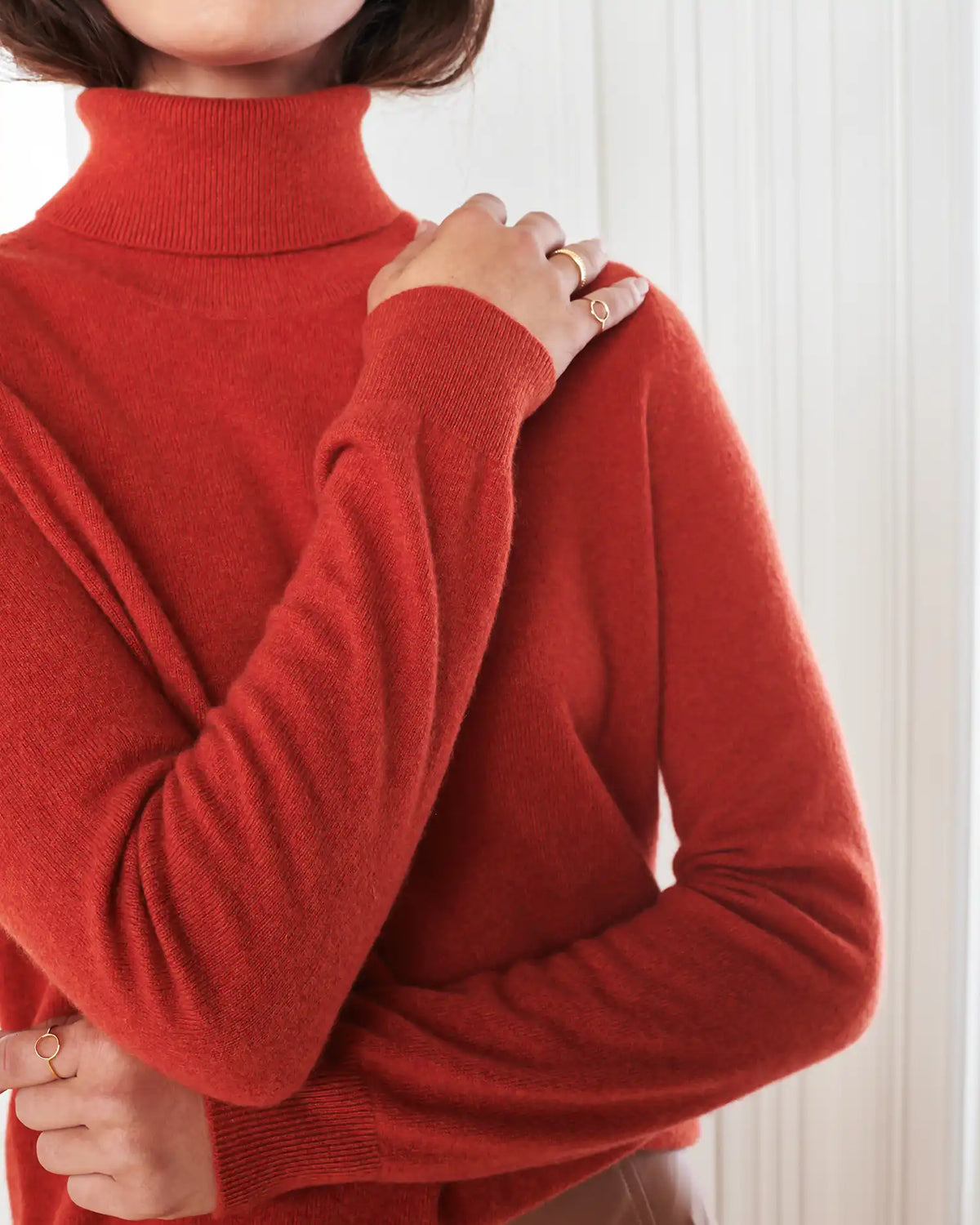 Mongolian Cashmere Turtleneck Sweater