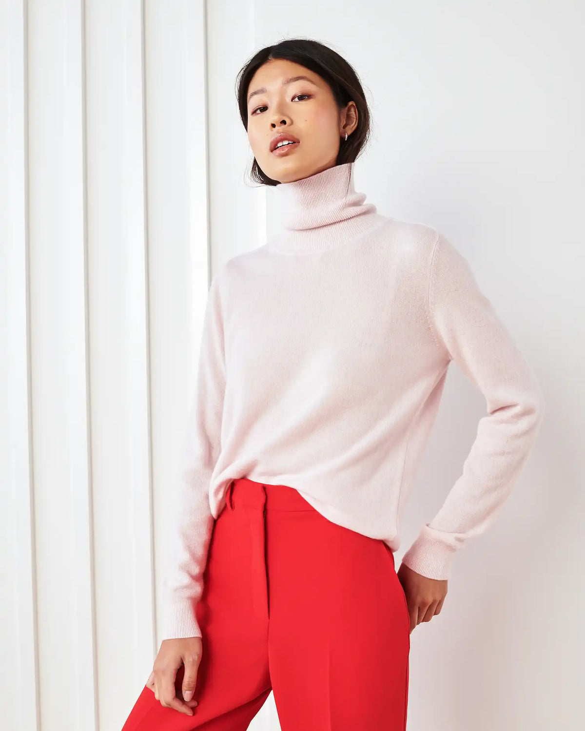 Mongolian Cashmere Turtleneck Sweater