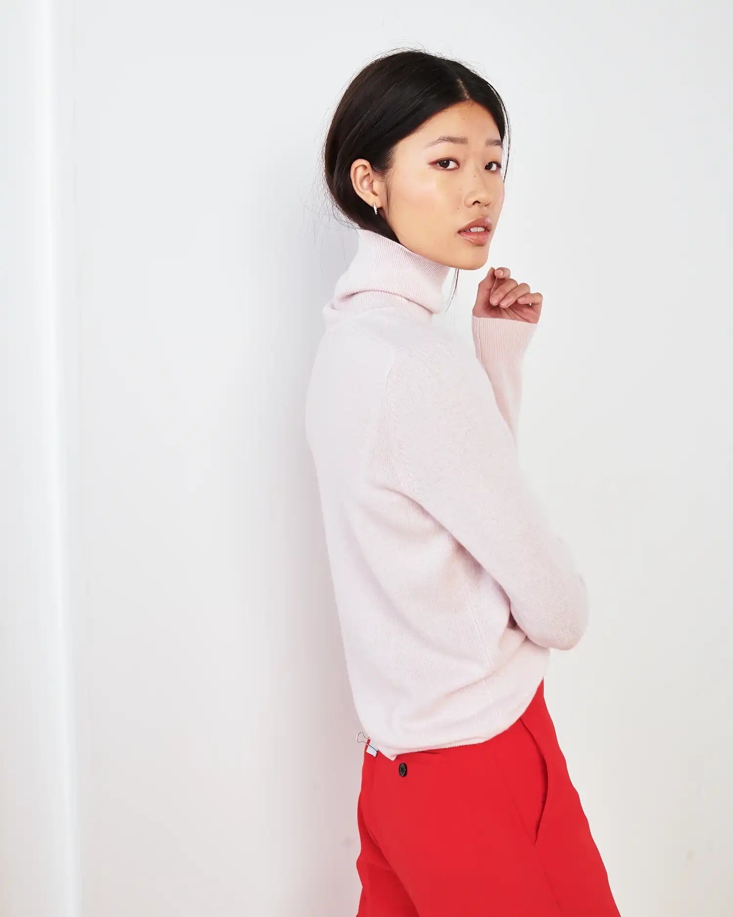 Mongolian Cashmere Turtleneck Sweater