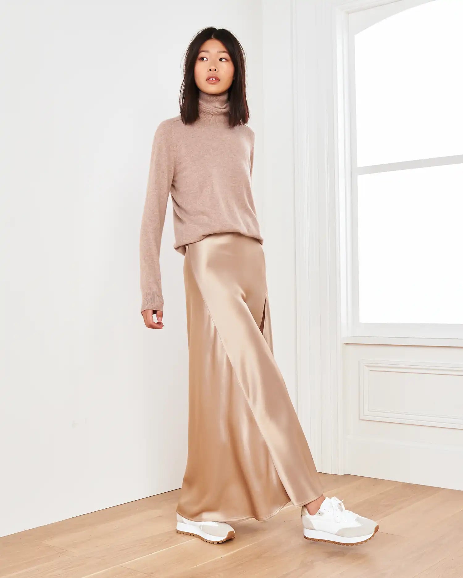 Mongolian Cashmere Turtleneck Sweater