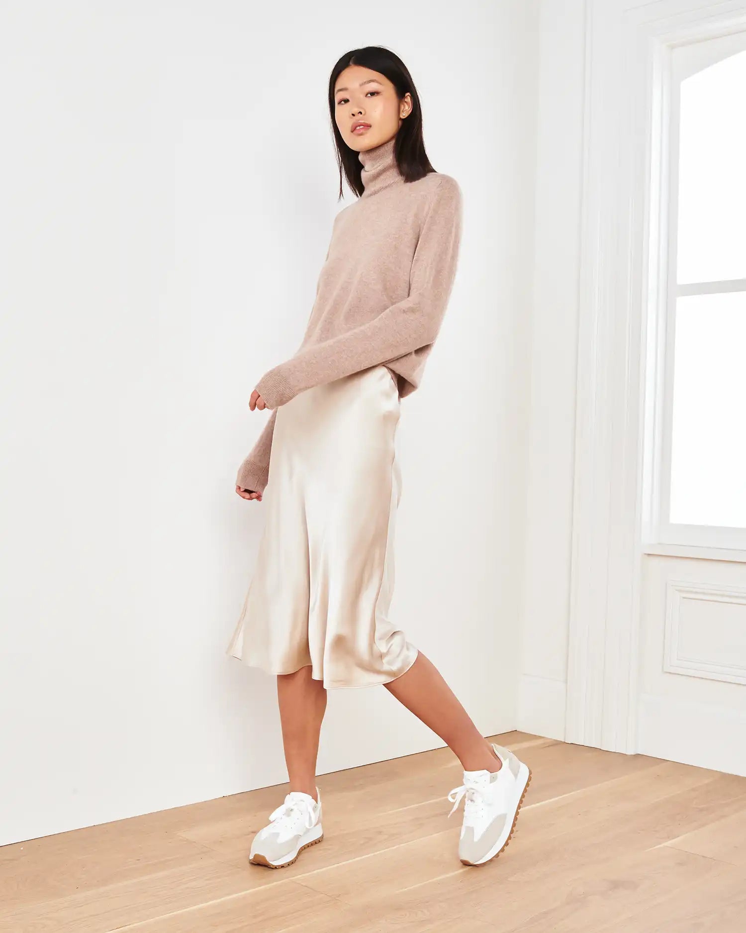 Mongolian Cashmere Turtleneck Sweater