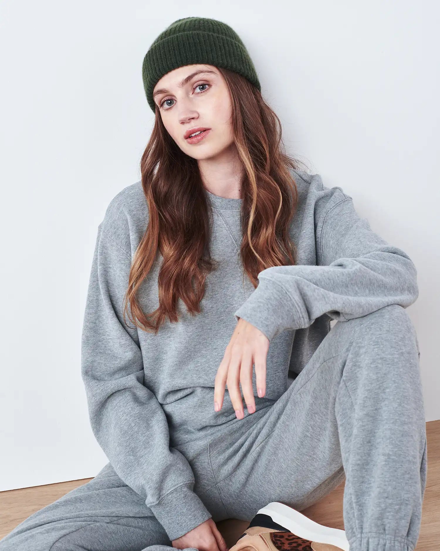 Mongolian Cashmere Ribbed Beanie
