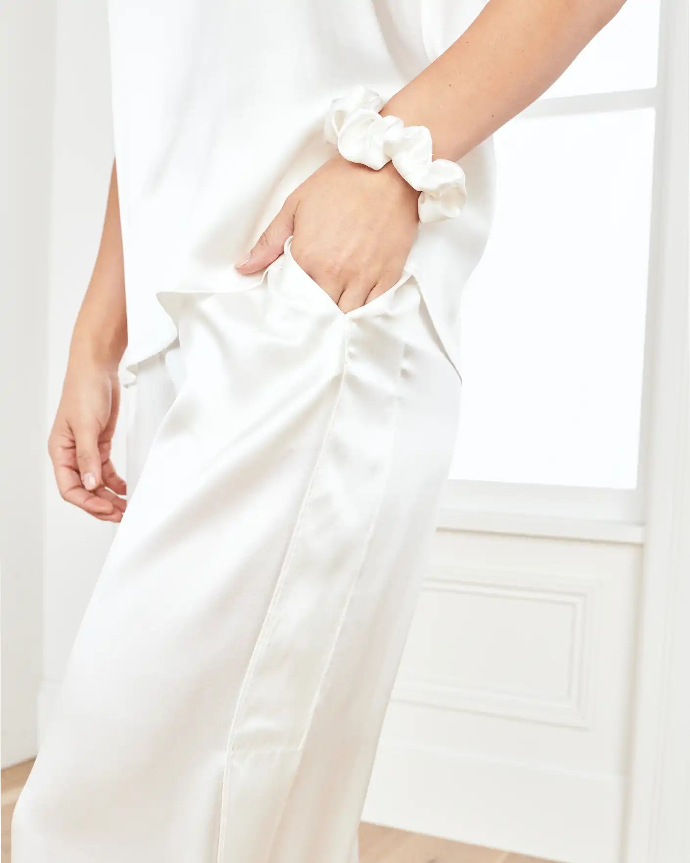 100% Washable Silk Scrunchies