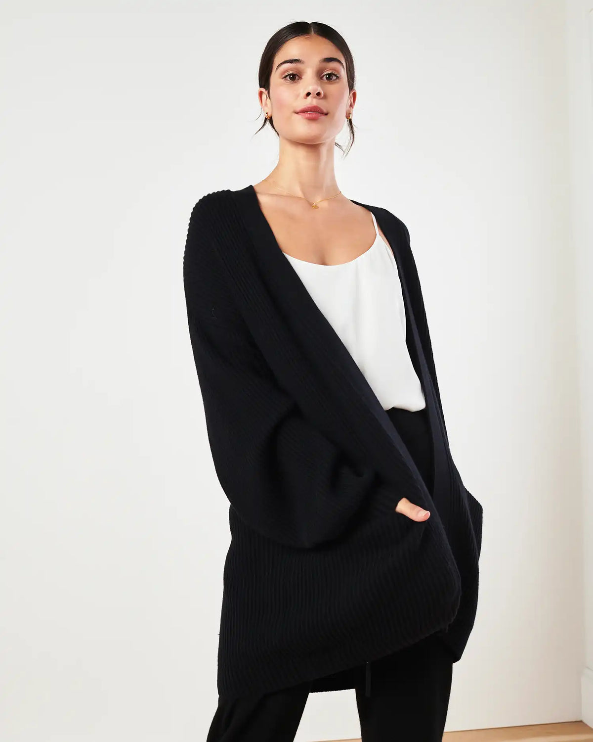 100% Organic Cotton Oversized Cardigan