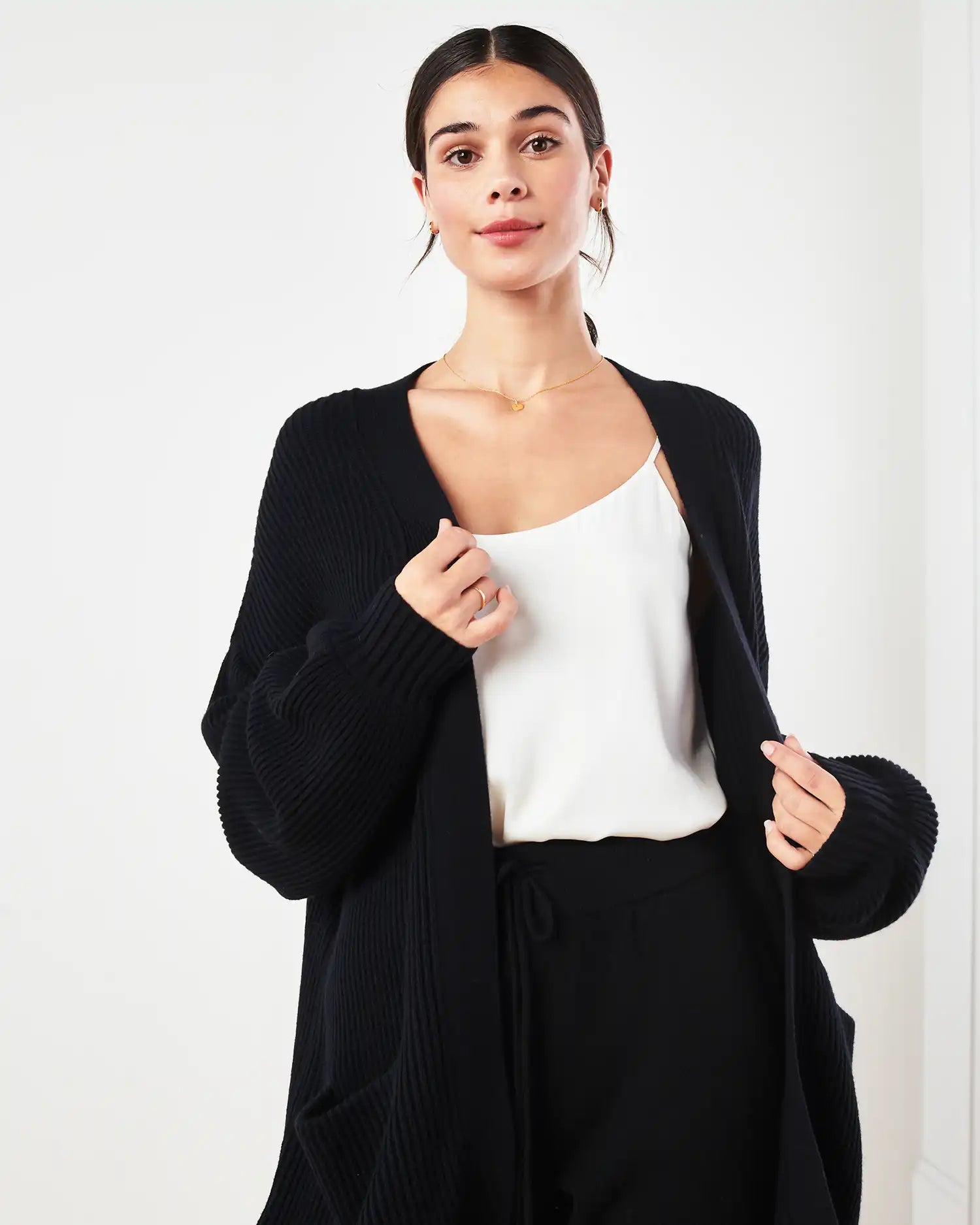 100% Organic Cotton Oversized Cardigan