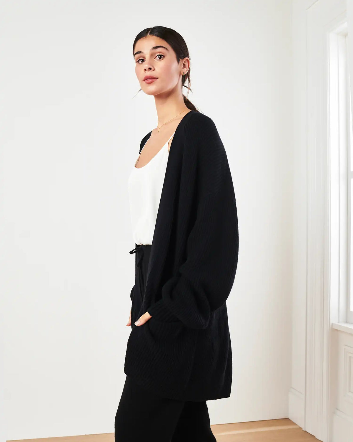 100% Organic Cotton Oversized Cardigan