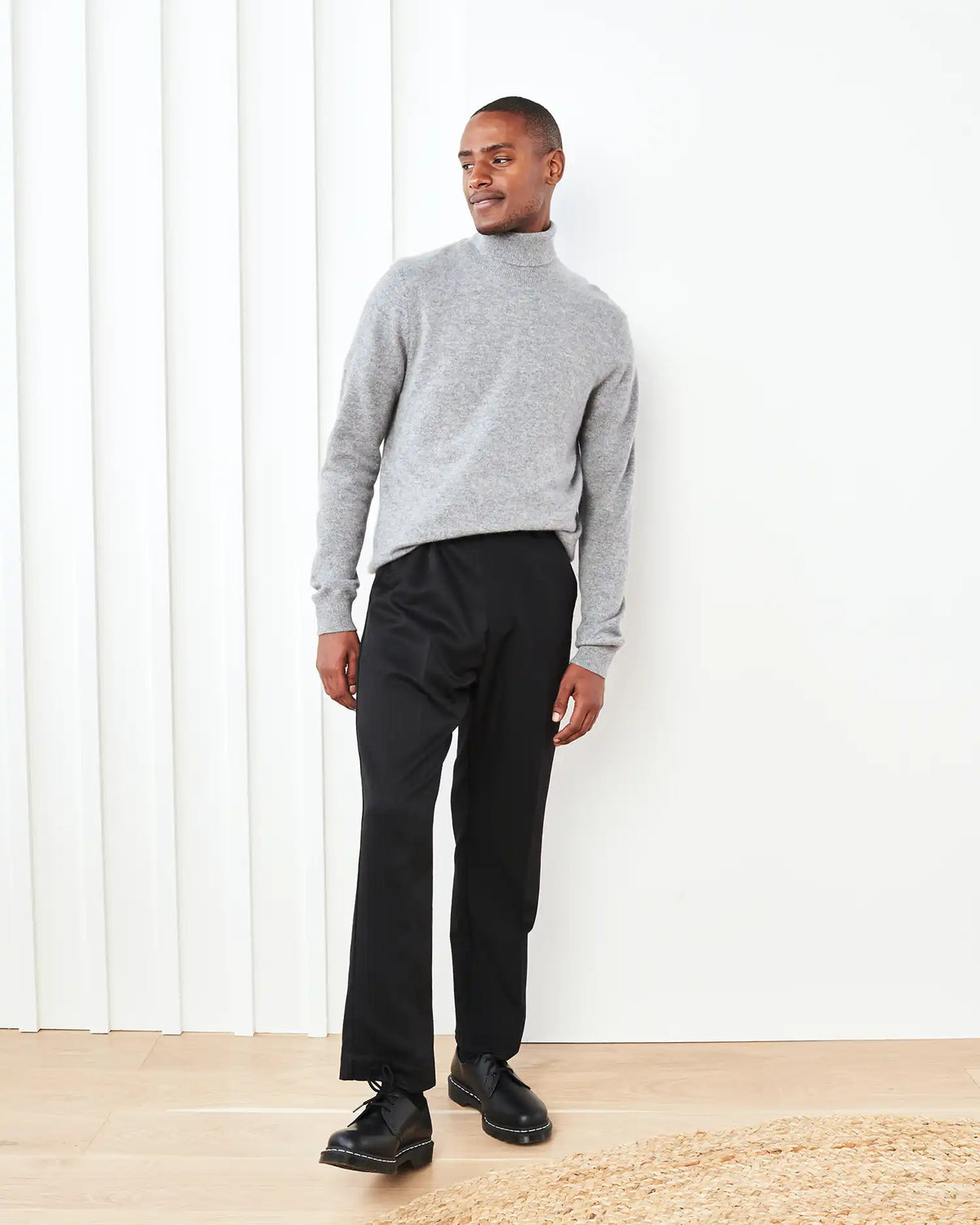 Mongolian Spring Cashmere Turtleneck Sweater