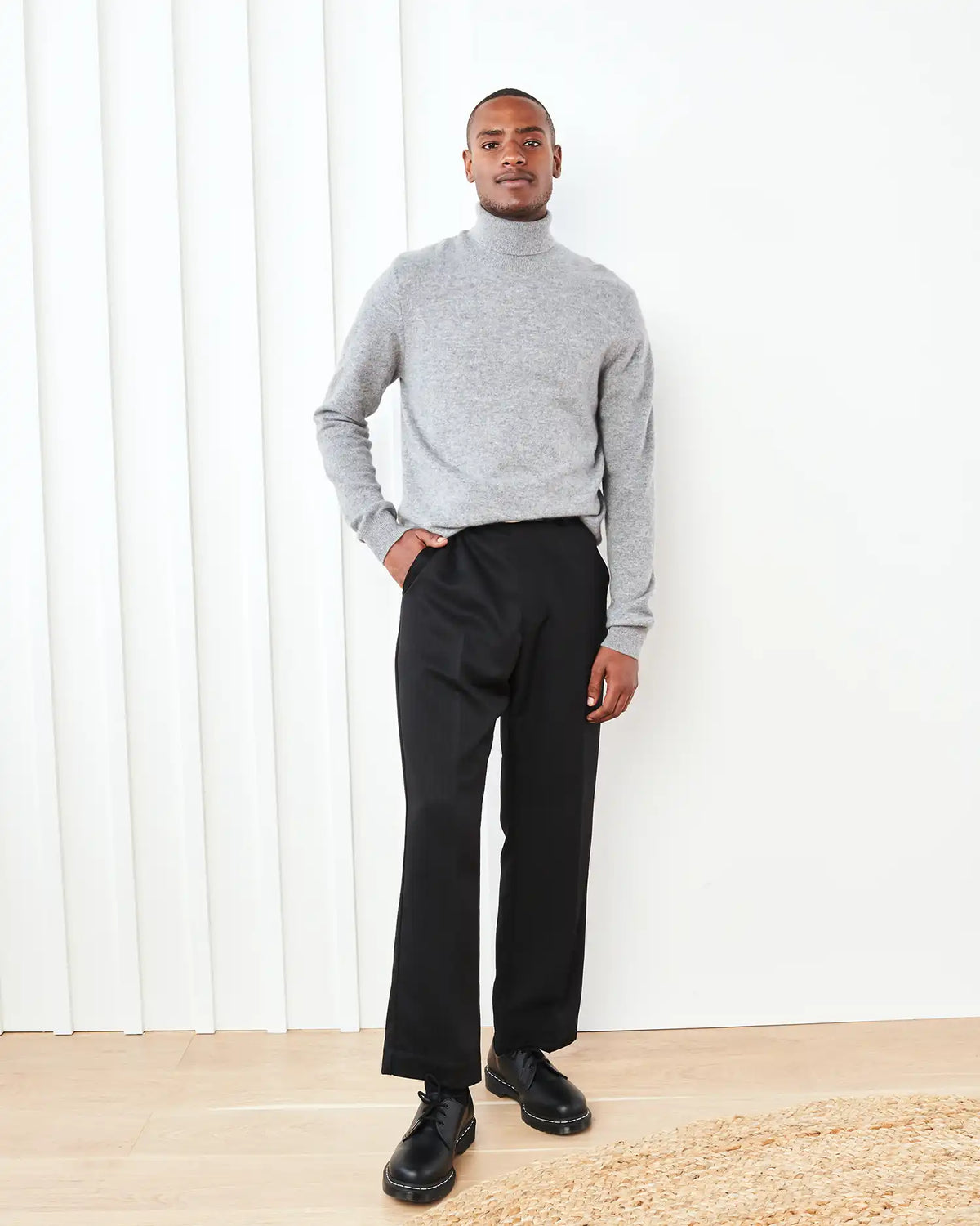 Mongolian Spring Cashmere Turtleneck Sweater