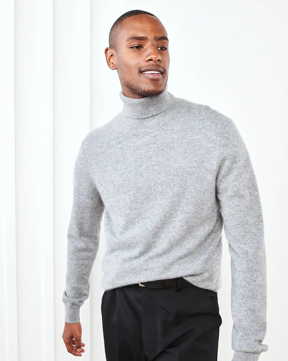 Mongolian Spring Cashmere Turtleneck Sweater