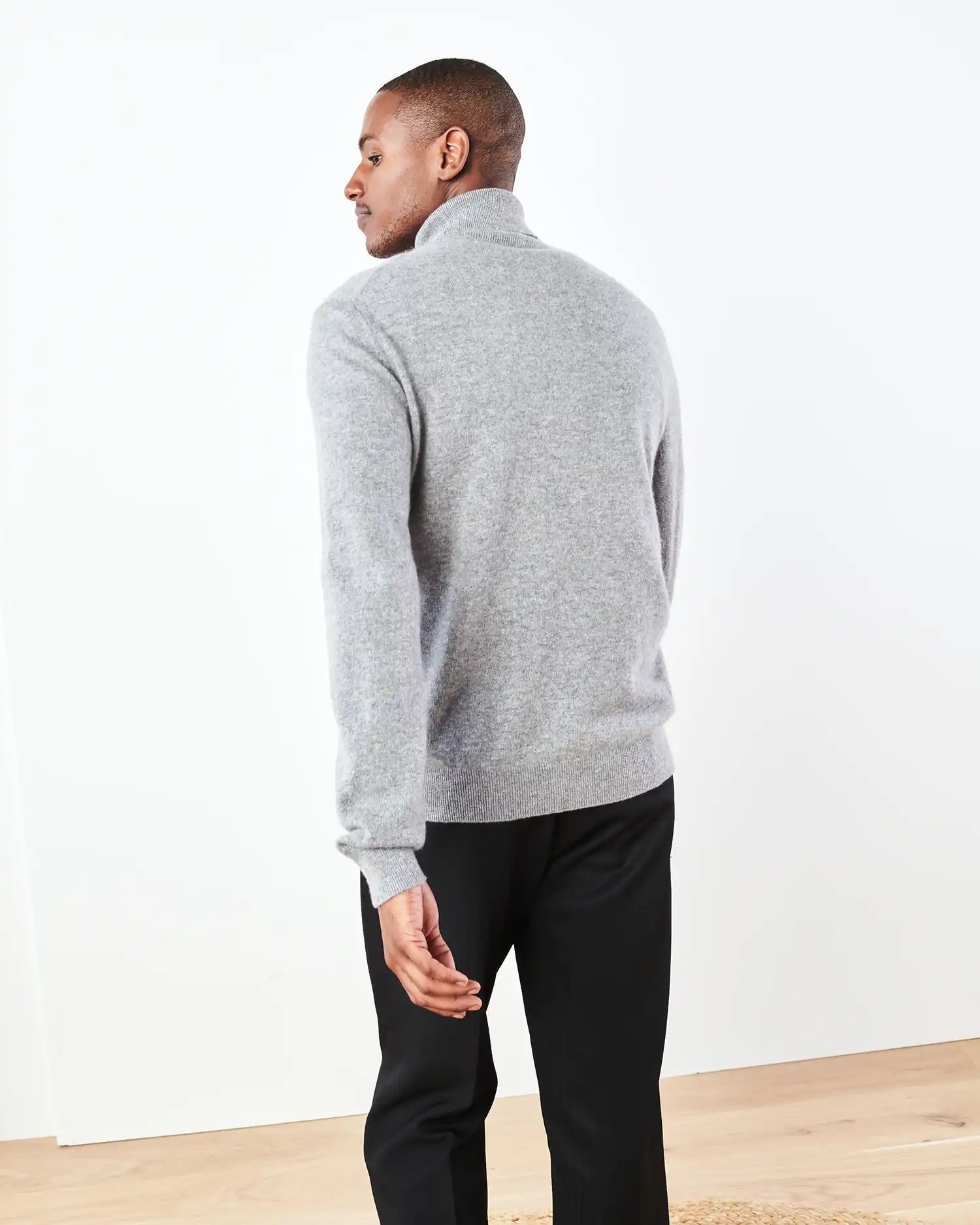 Mongolian Spring Cashmere Turtleneck Sweater