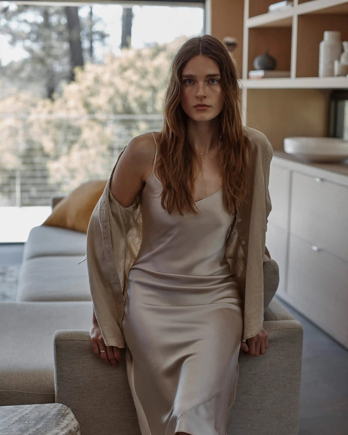 100% Washable Silk Slip Dress
