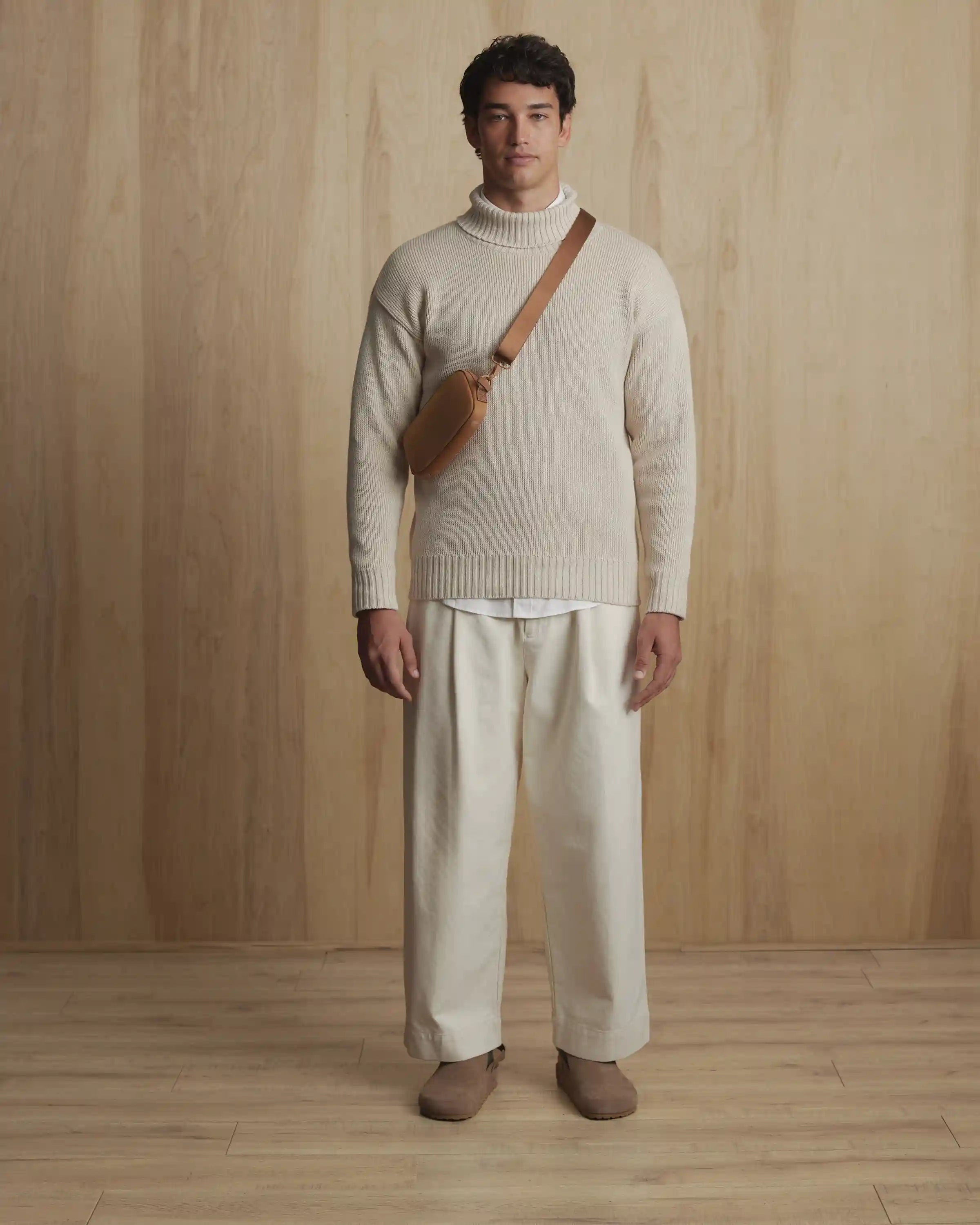 100% Organic Cotton Turtleneck Sweater