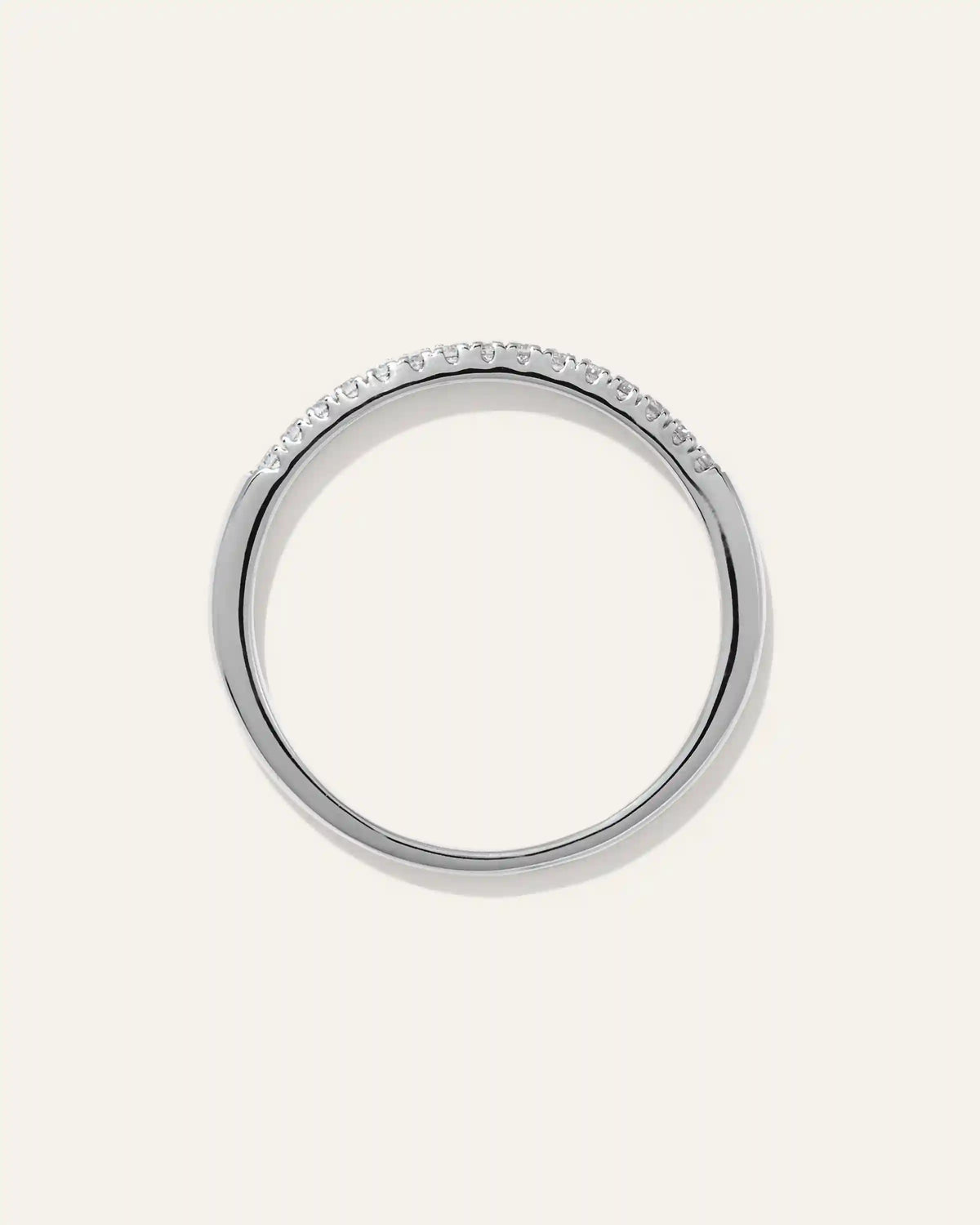 14K Gold Diamond Wedding Band