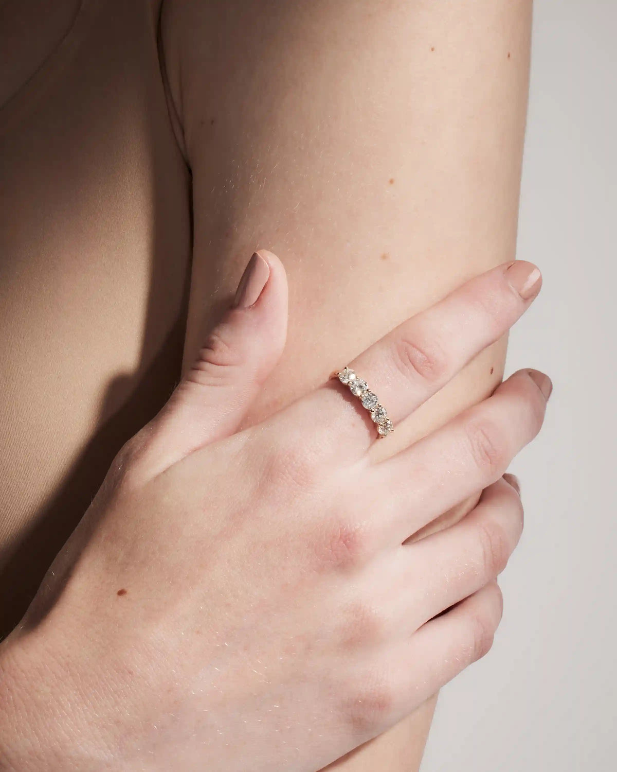 Lab Grown Diamond Five Stone Band