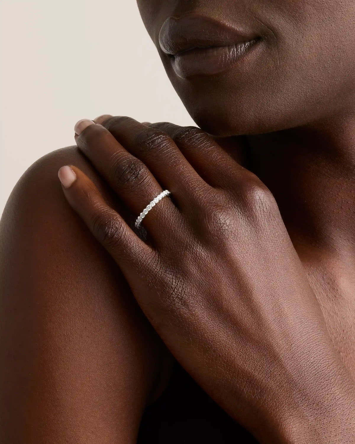 Lab Grown Diamond Round Eternity Band
