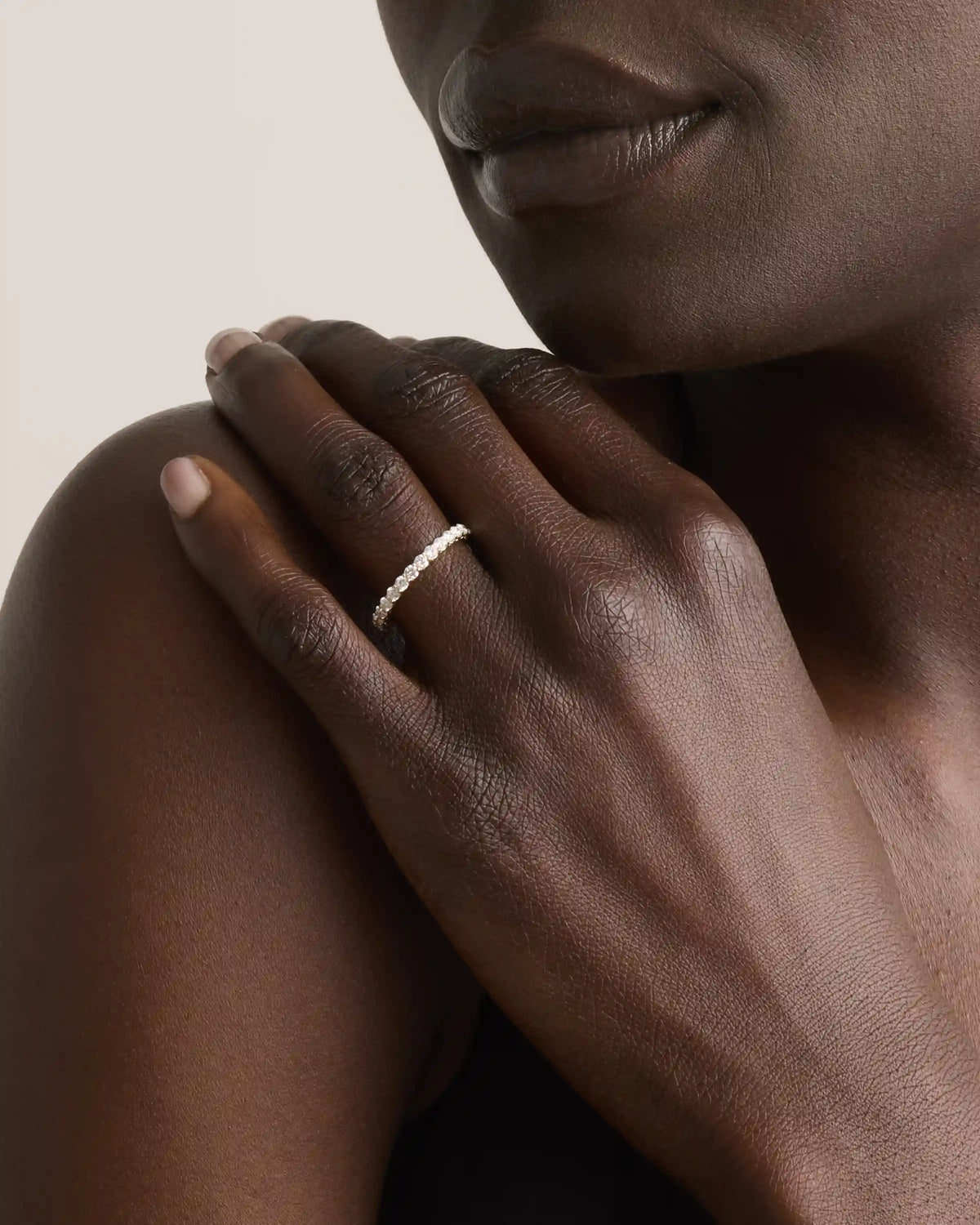 Lab Grown Diamond Round Eternity Band