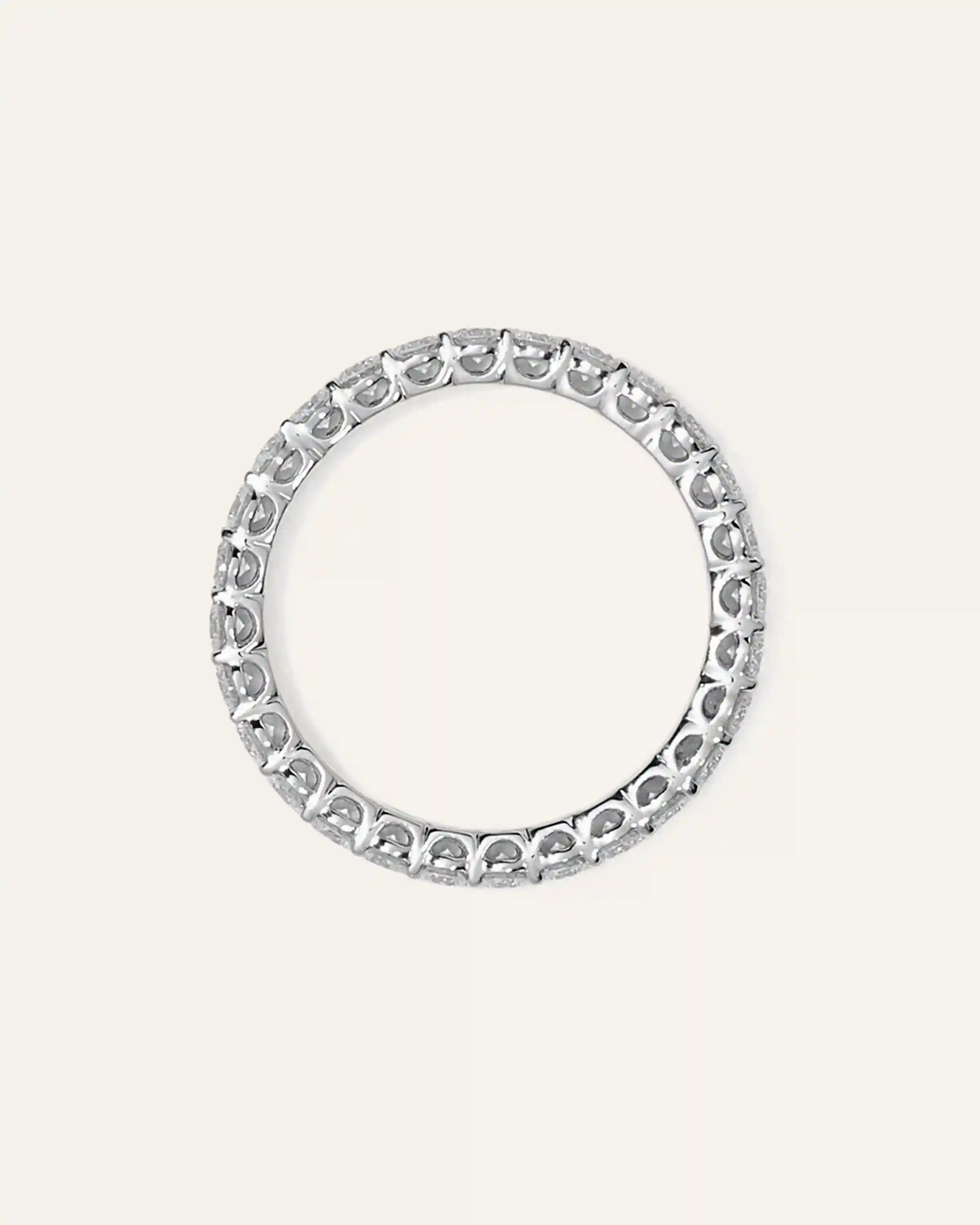 Lab Grown Diamond Round Eternity Band