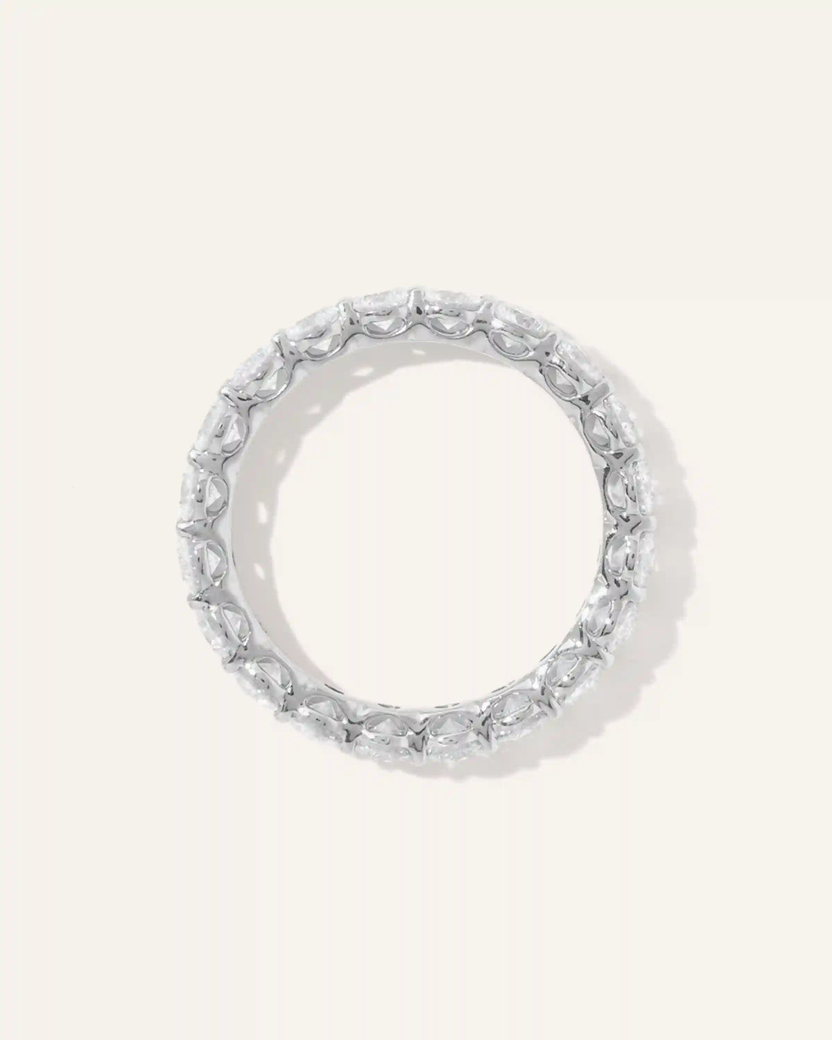 Lab Grown Diamond Round Eternity Band