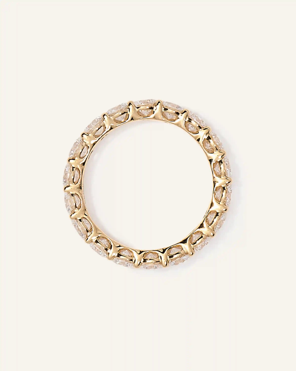 Lab Grown Diamond Round Eternity Band