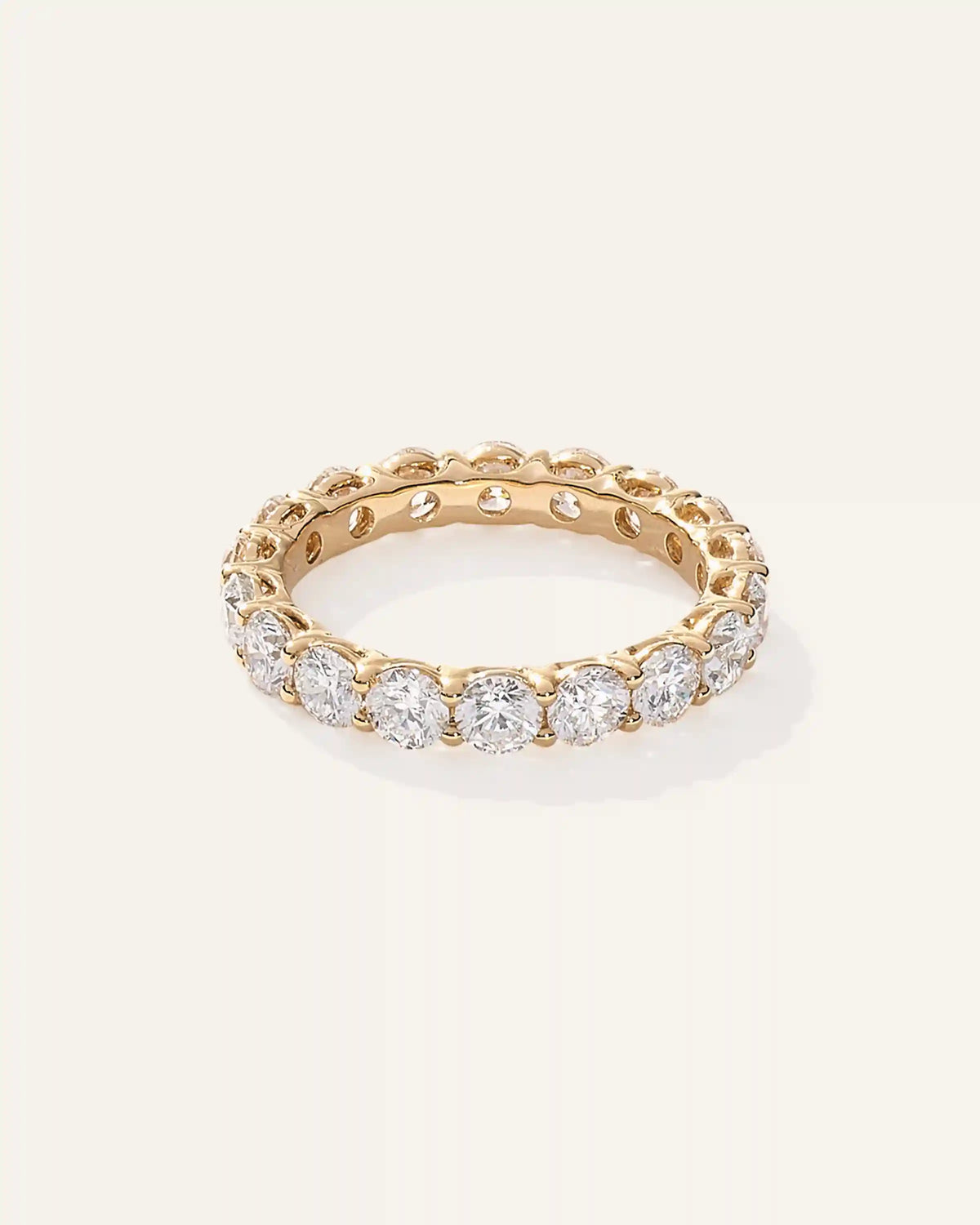 Lab Grown Diamond Round Eternity Band