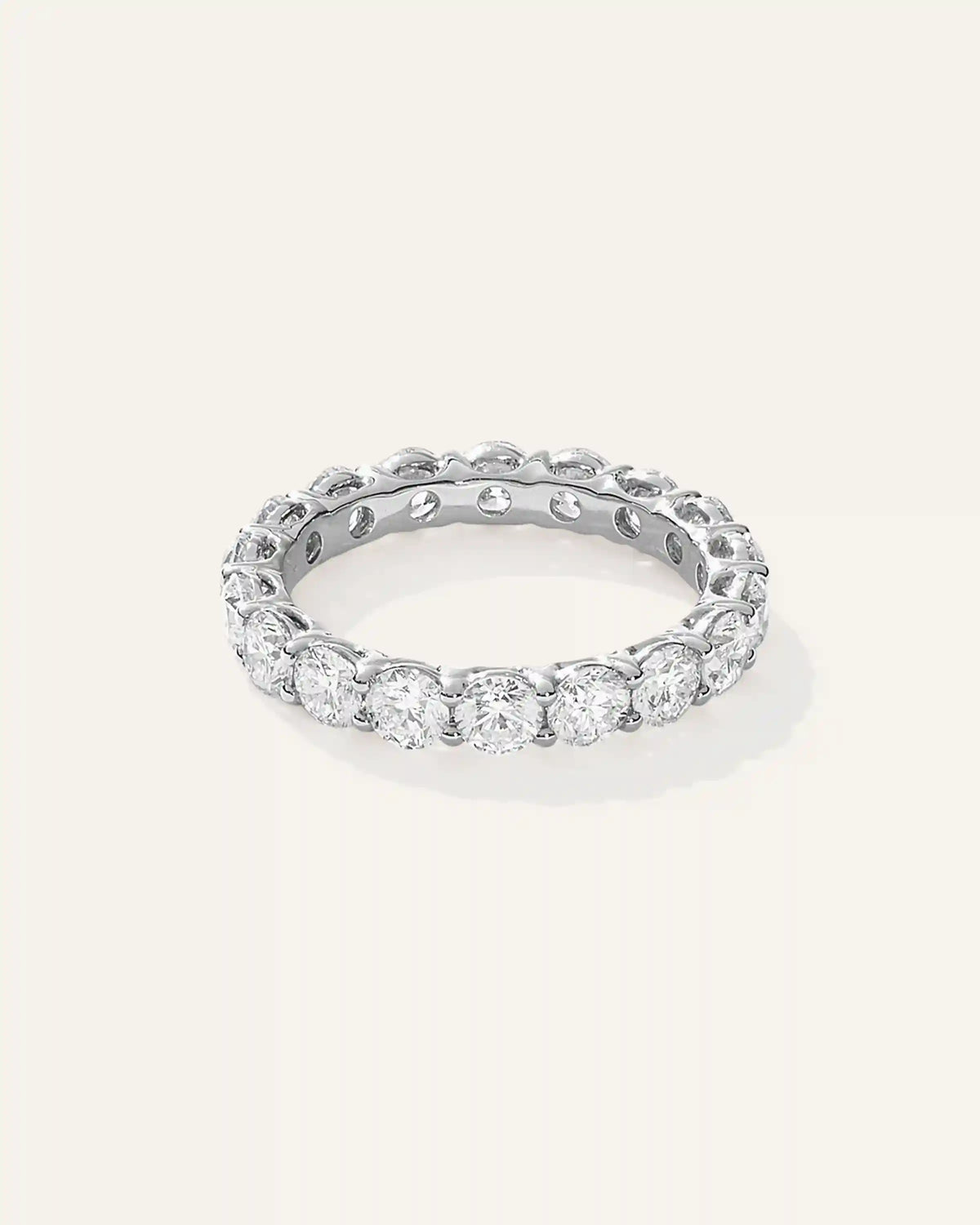 Lab Grown Diamond Round Eternity Band