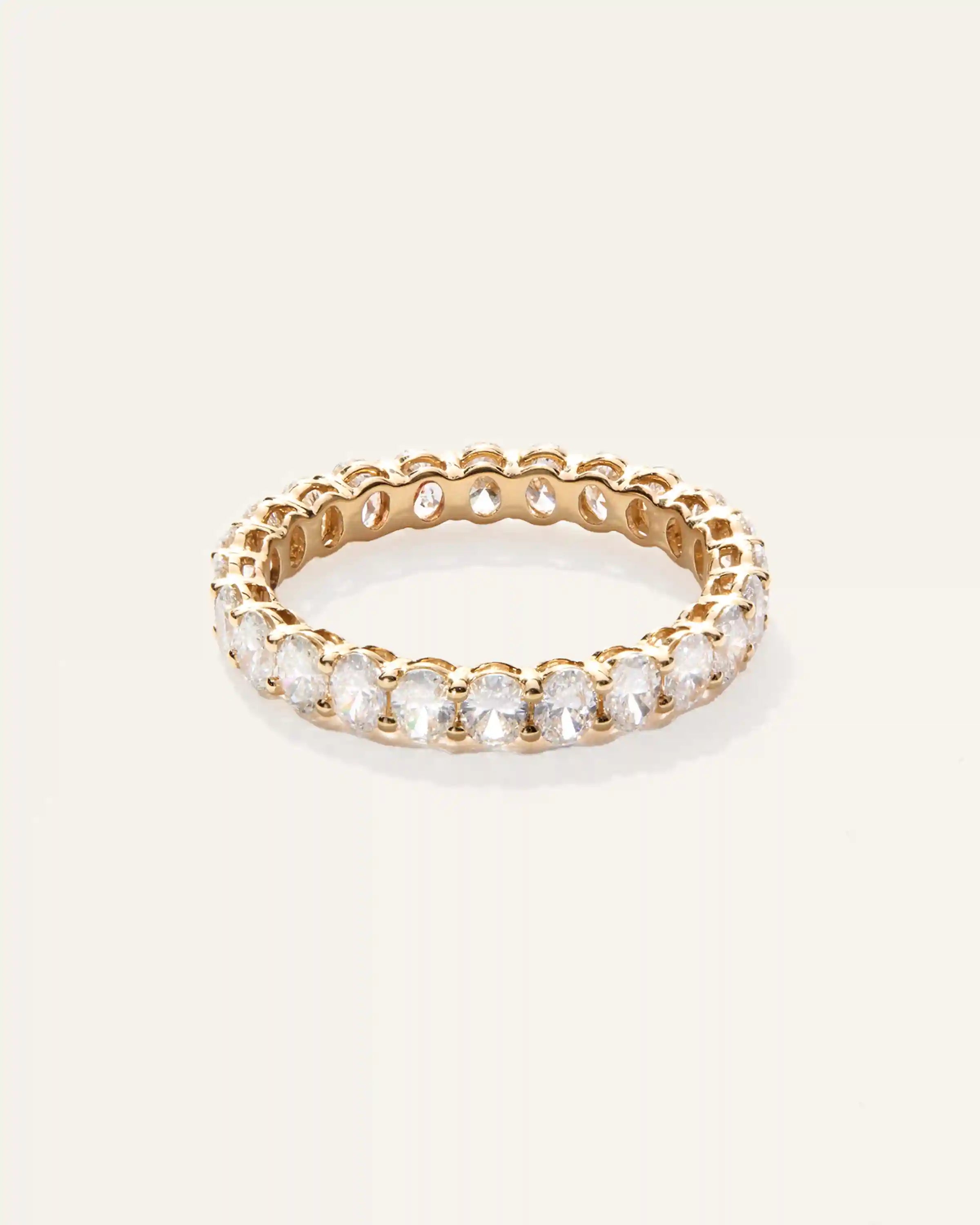Lab Grown Diamond Oval Eternity Band