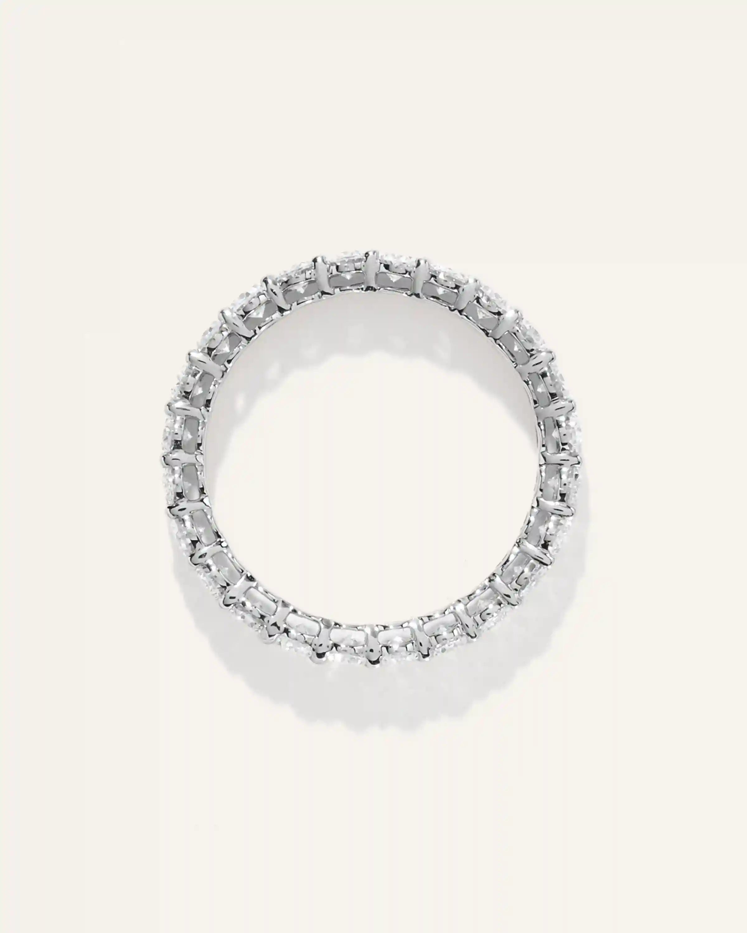 Lab Grown Diamond Oval Eternity Band