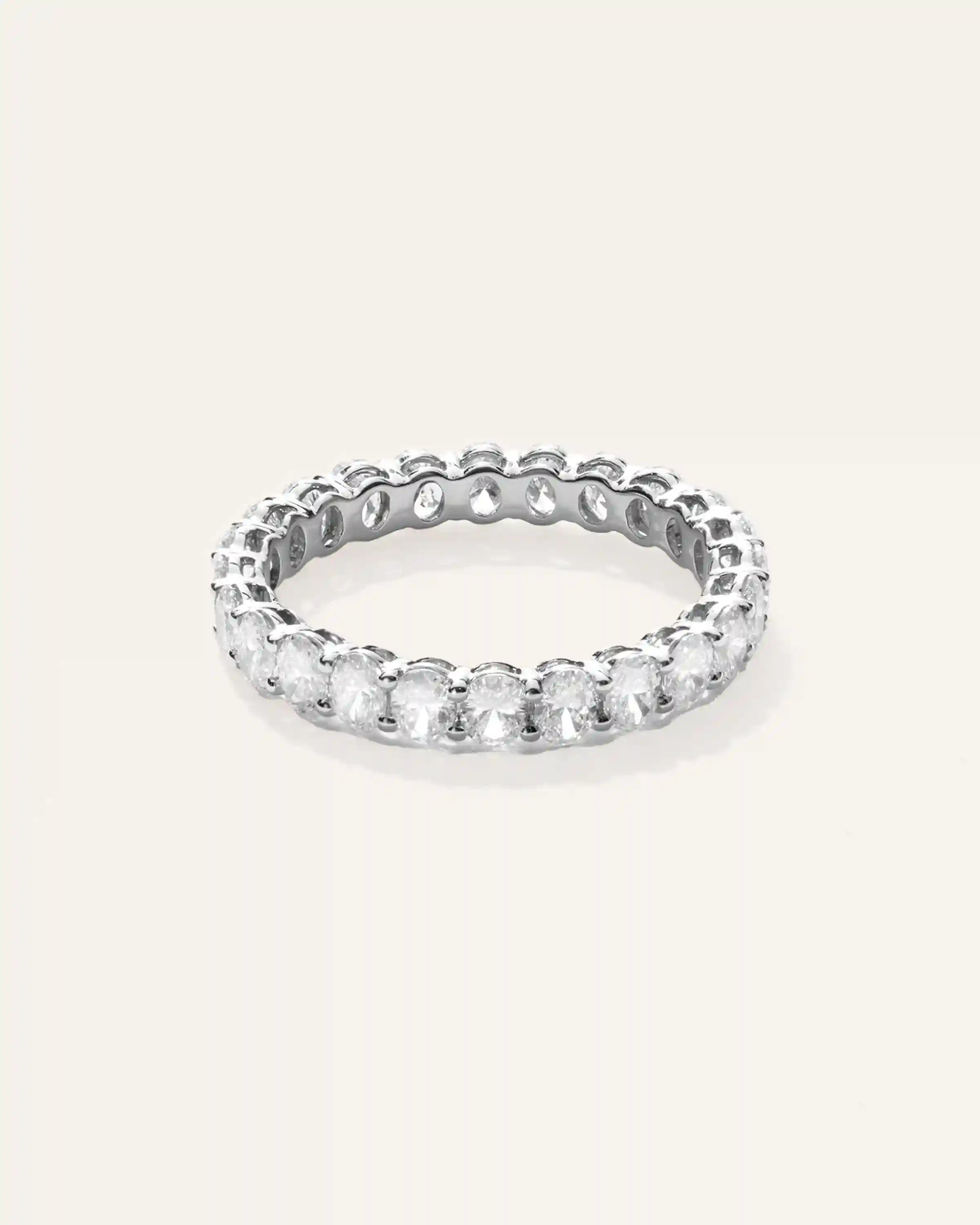 Lab Grown Diamond Oval Eternity Band