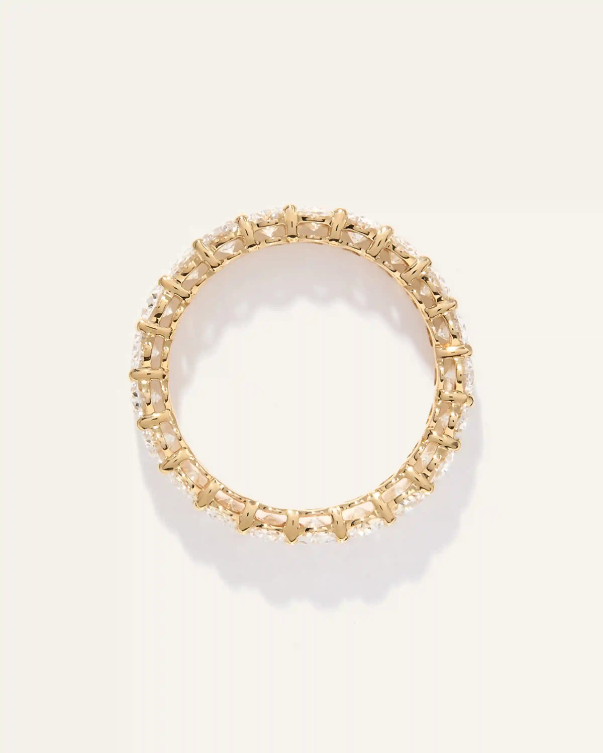 Lab Grown Diamond Oval Eternity Band