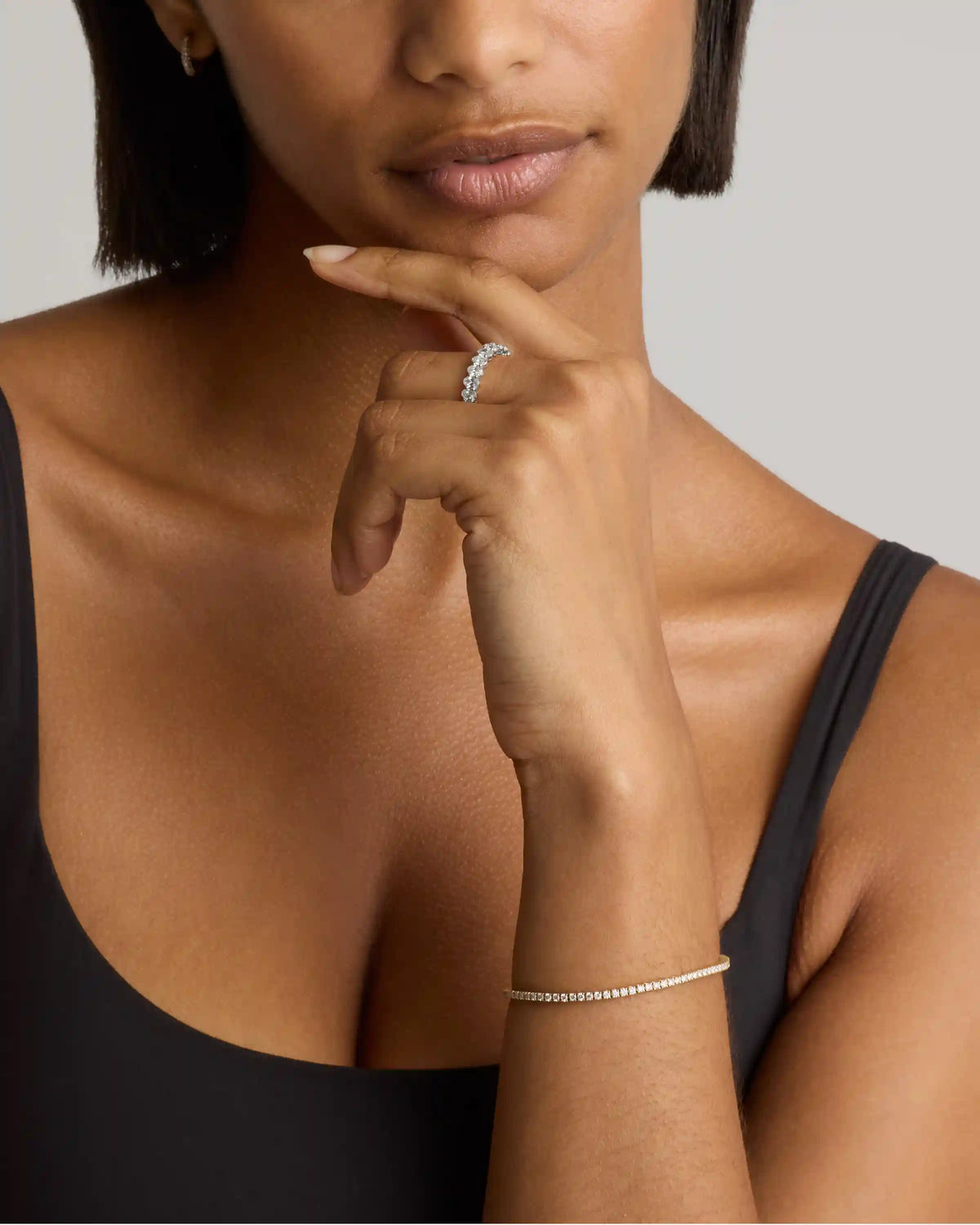 Lab Grown Diamond Oval Eternity Band