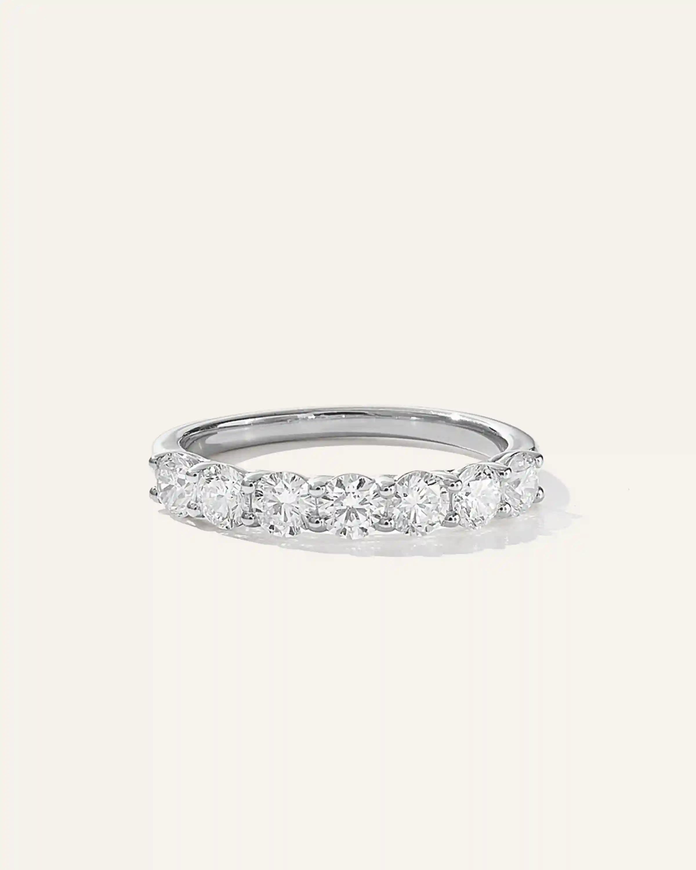 Lab Grown Diamond Round Seven Stone Band