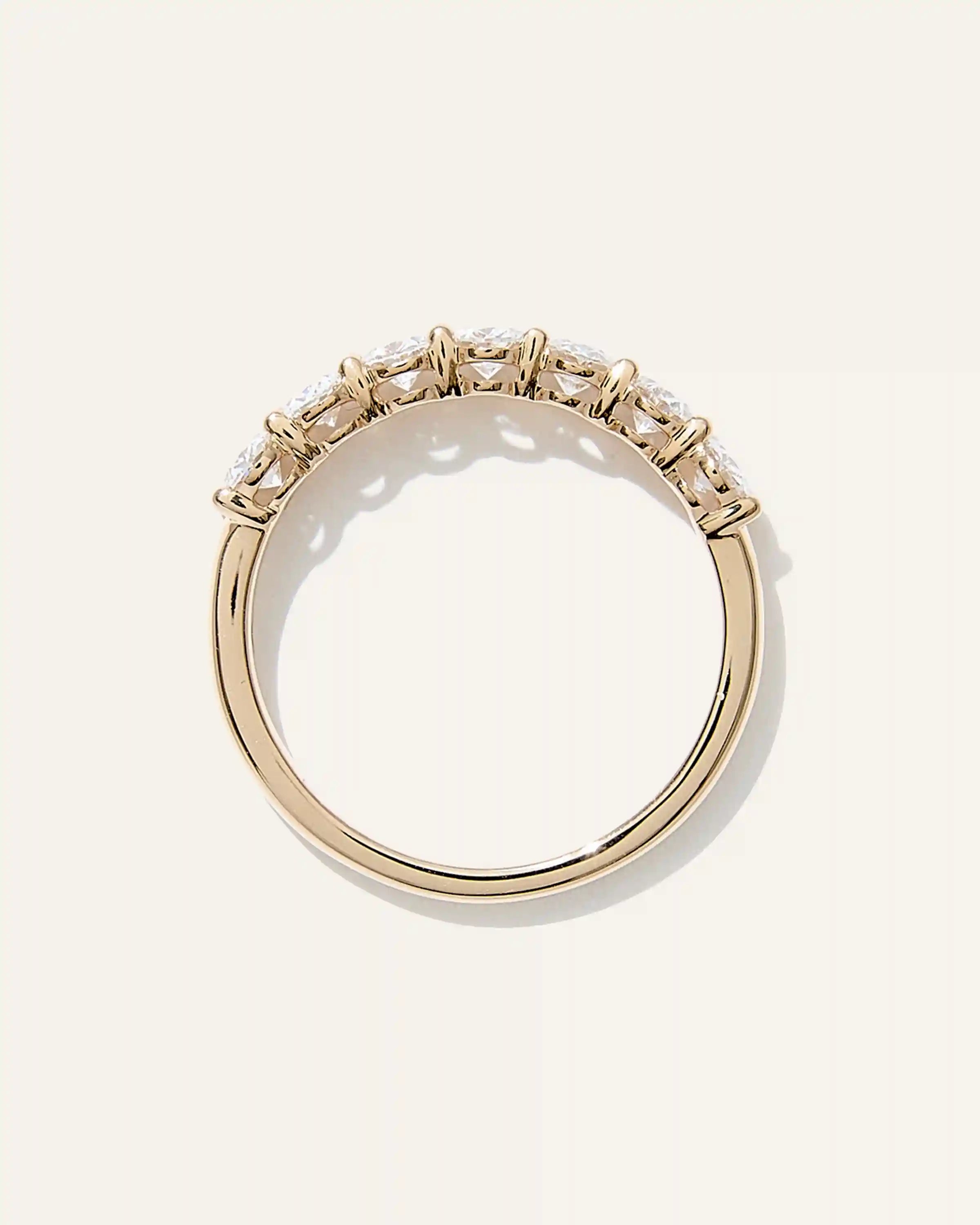 Lab Grown Diamond Oval Seven Stone Band