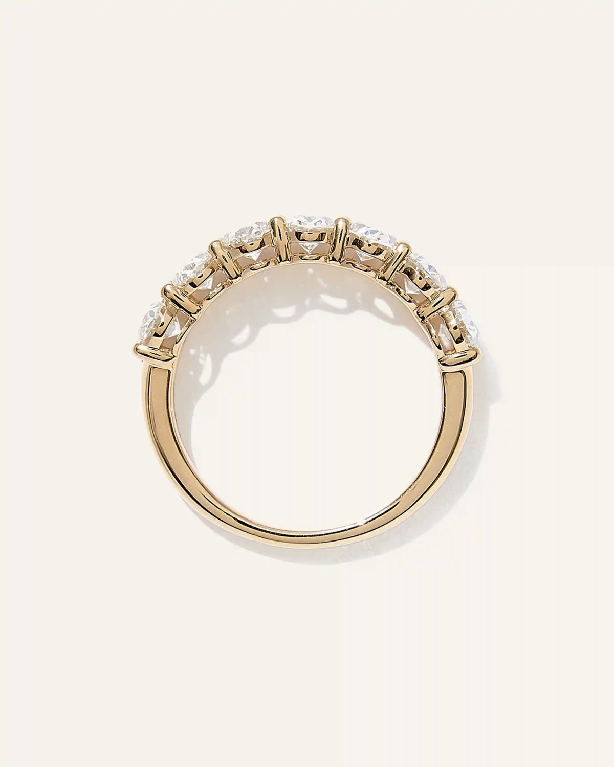 Lab Grown Diamond Oval Seven Stone Band