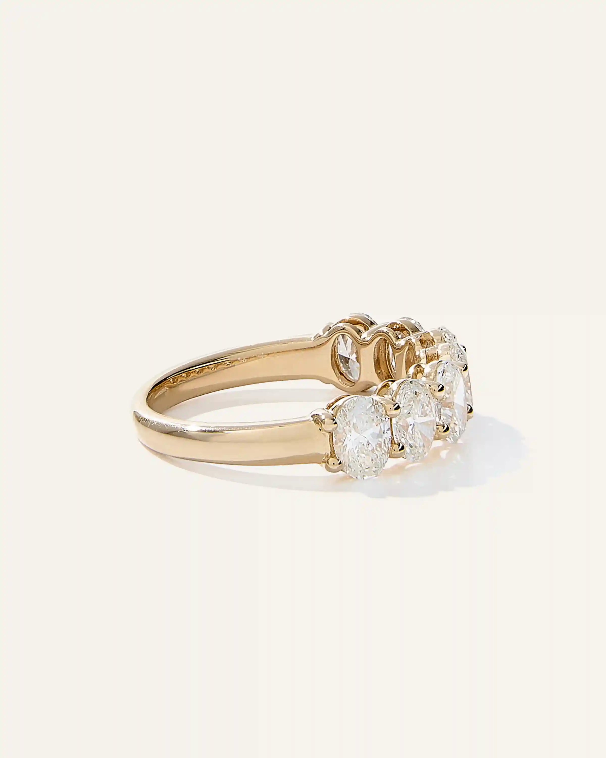 Lab Grown Diamond Oval Seven Stone Band
