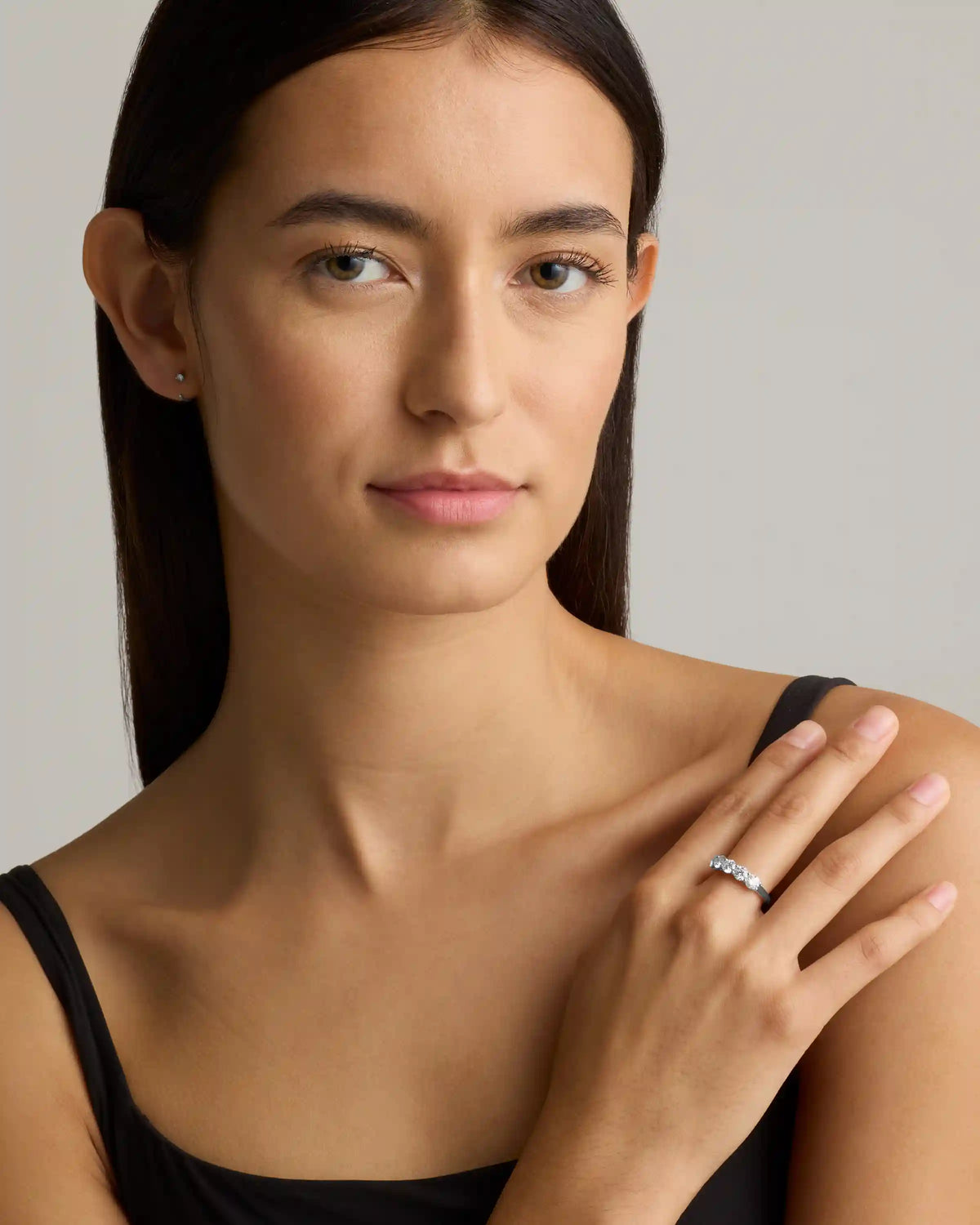 Lab Grown Diamond Five Stone Band