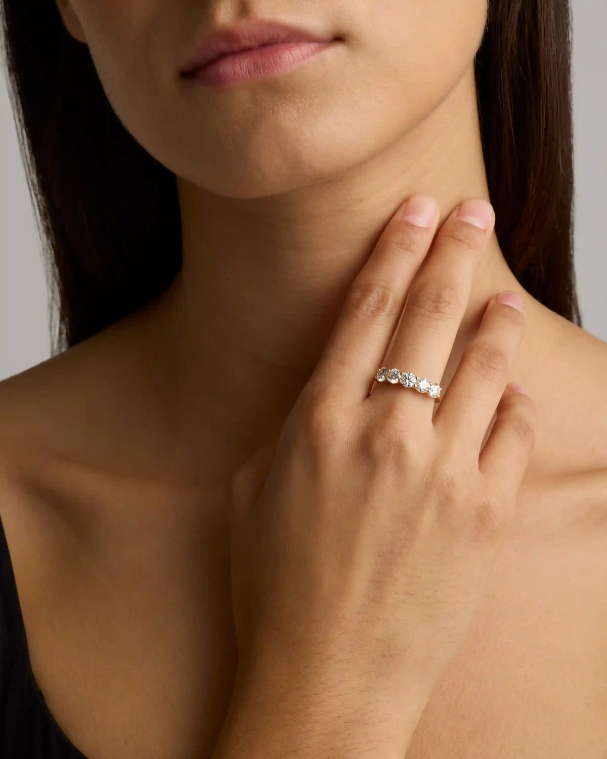 Lab Grown Diamond Five Stone Band
