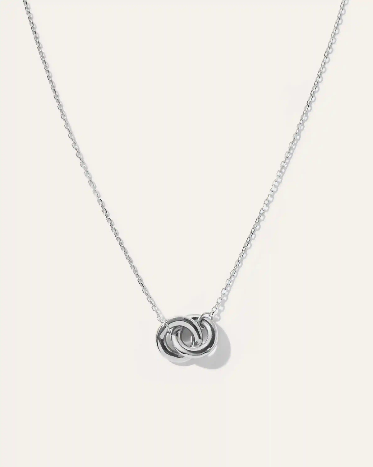 14K Gold Interlock Necklace