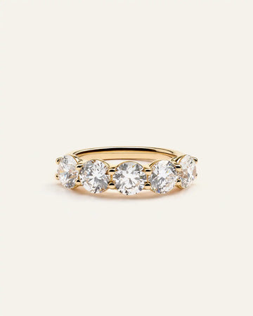 Lab Grown Diamond Five Stone Band