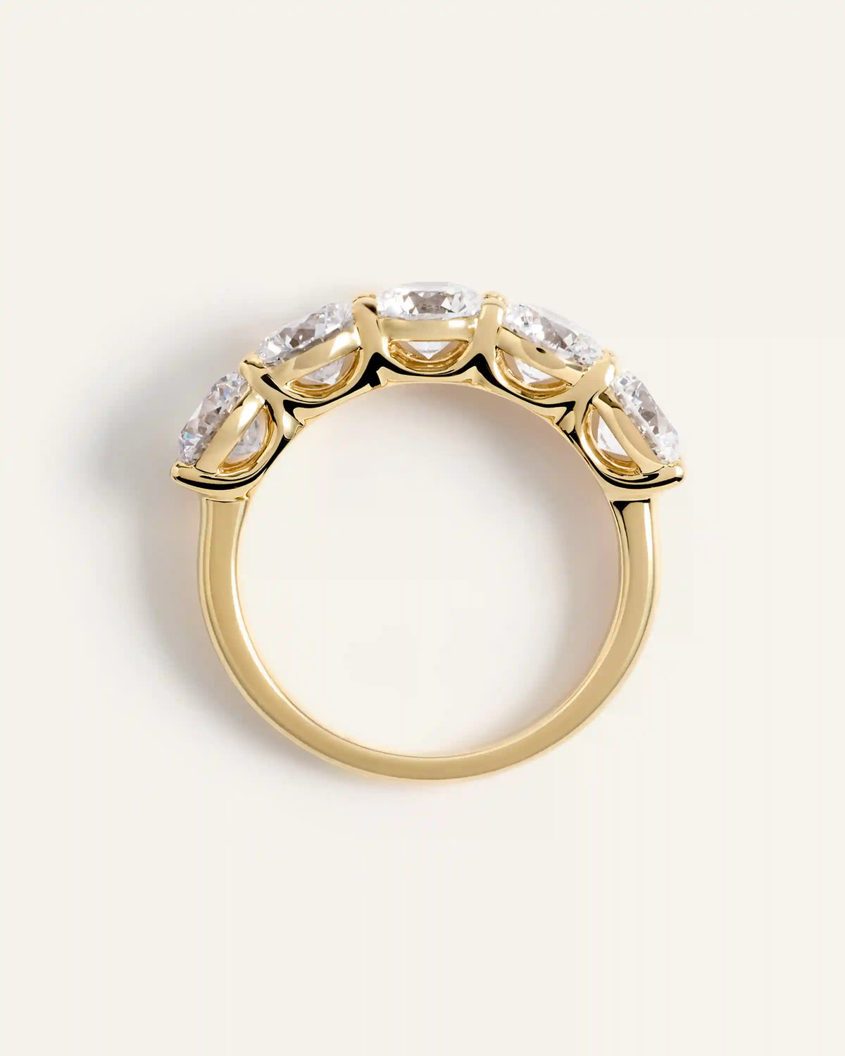 Lab Grown Diamond Five Stone Band