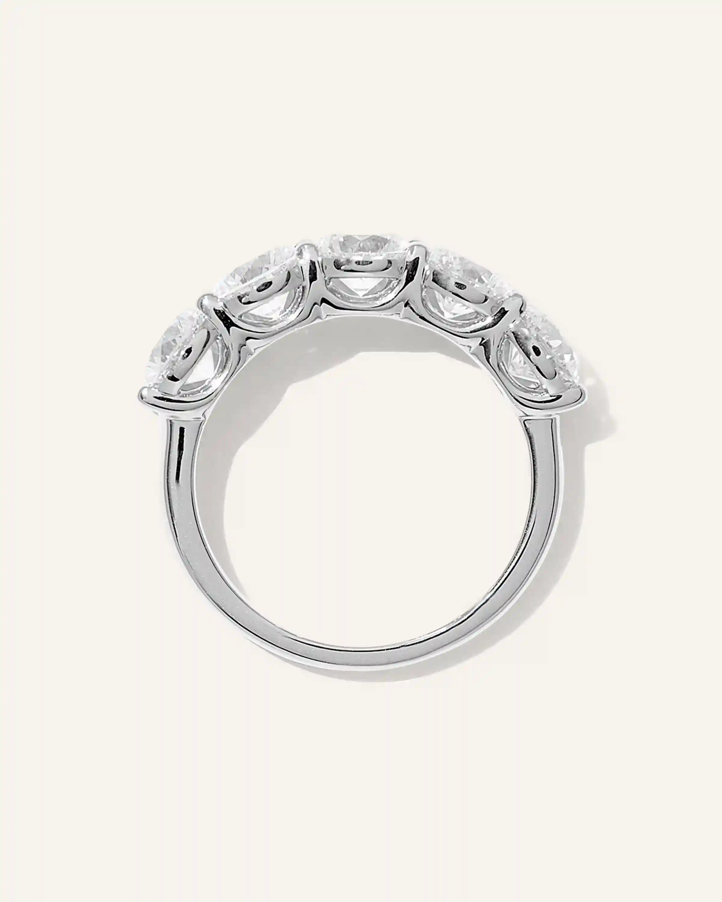 Lab Grown Diamond Five Stone Band