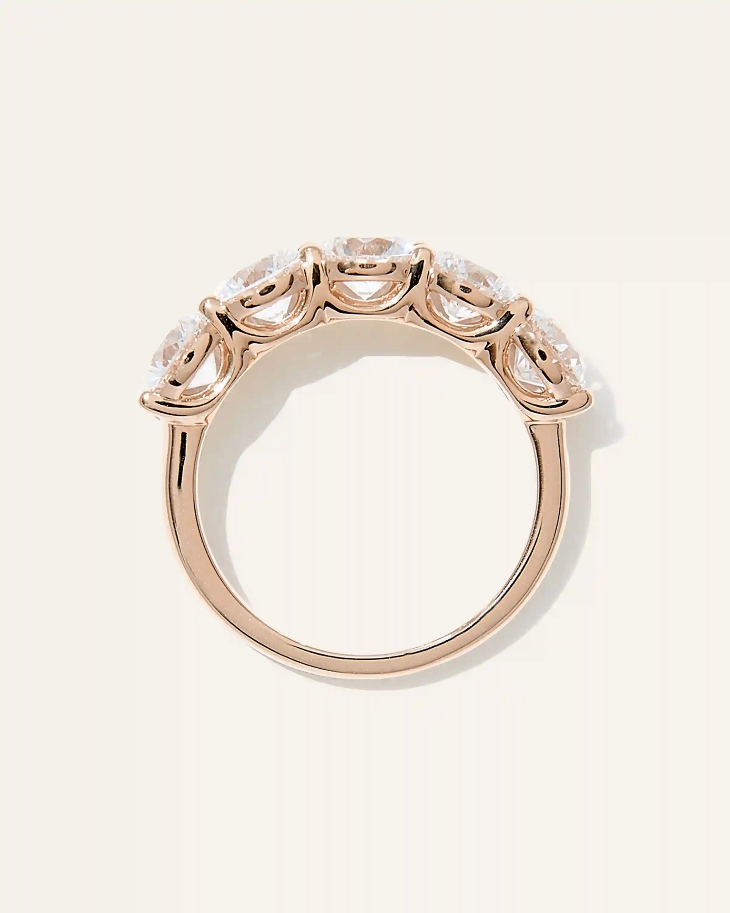 Lab Grown Diamond Five Stone Band