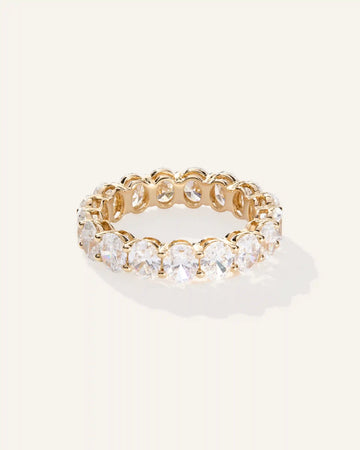 Lab Grown Diamond Oval Eternity Band