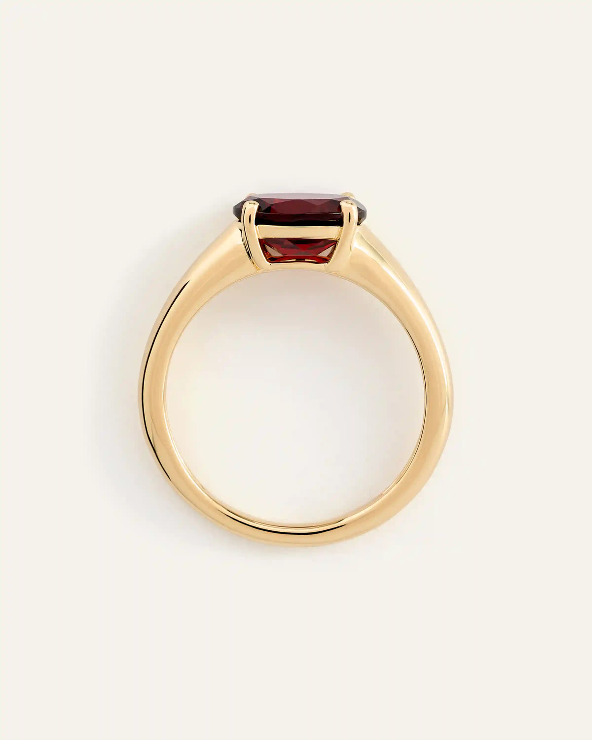 14K Gold Gemstone Vintage Inspired Ring