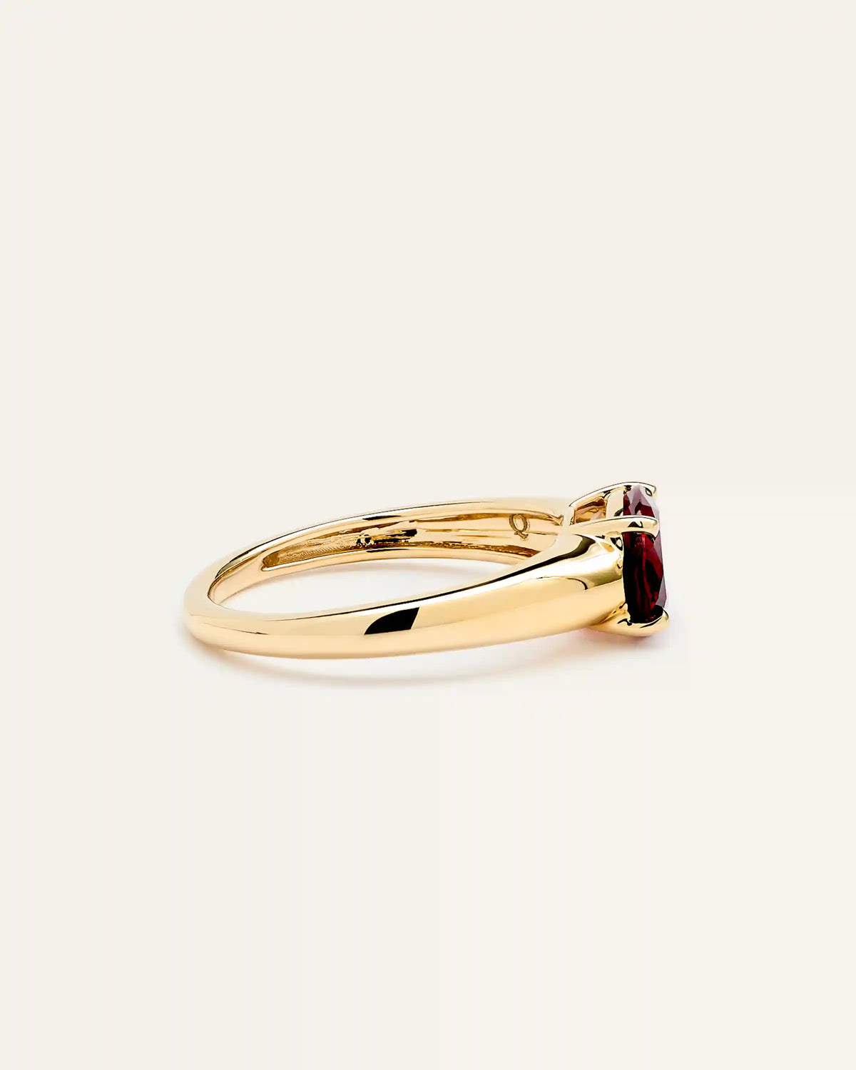 14K Gold Gemstone Vintage Inspired Ring