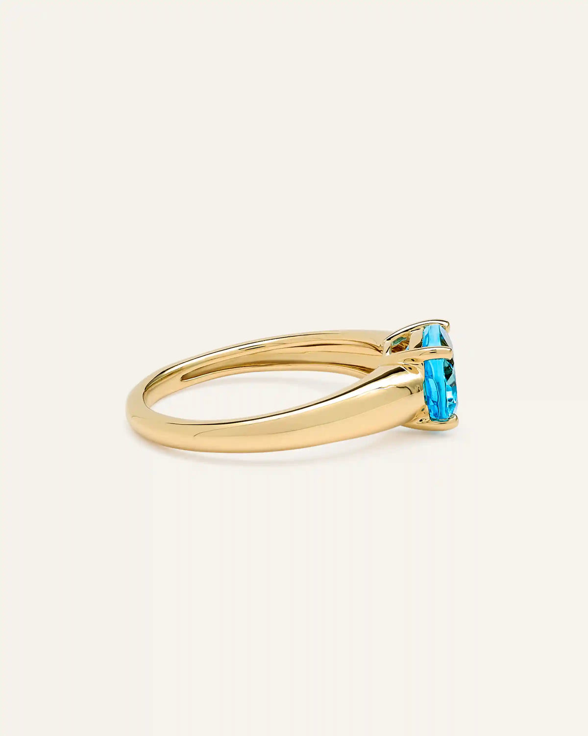 14K Gold Gemstone Vintage Inspired Ring