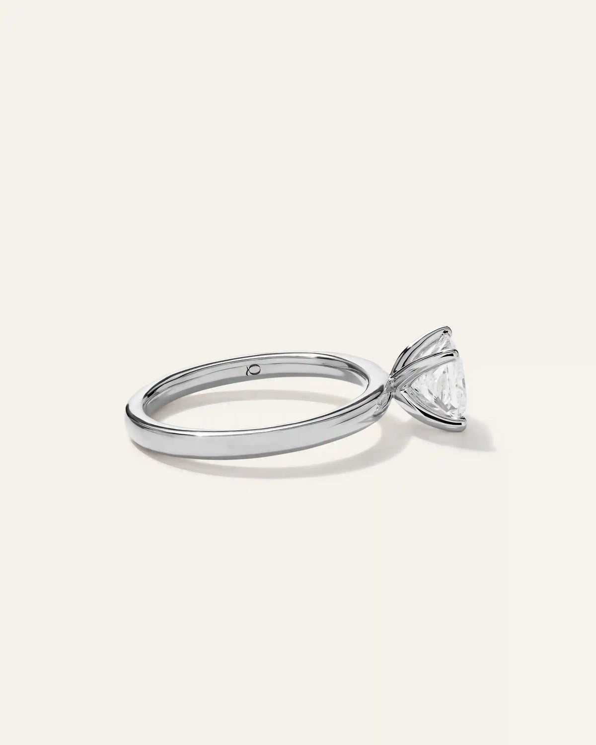 Lab Grown Diamond Princess Comfort Fit Engagement Ring - 1ct