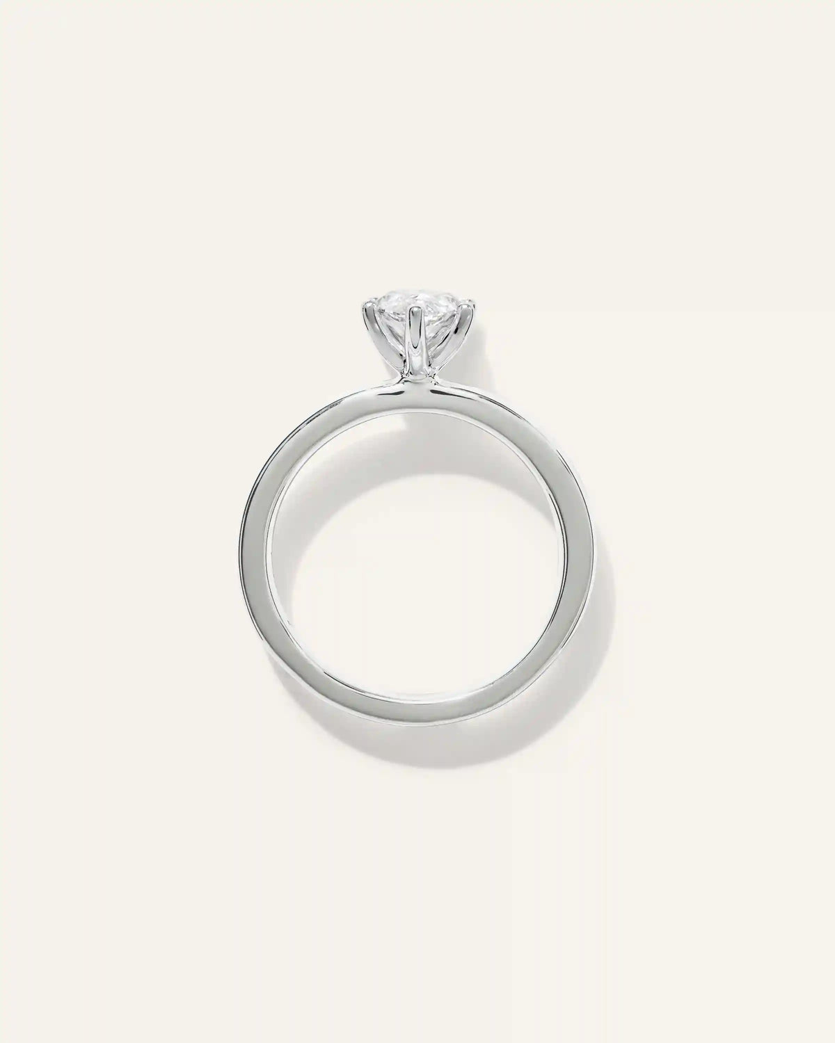 Lab Grown Diamond Marquise Comfort Fit Engagement Ring - 1.5ct