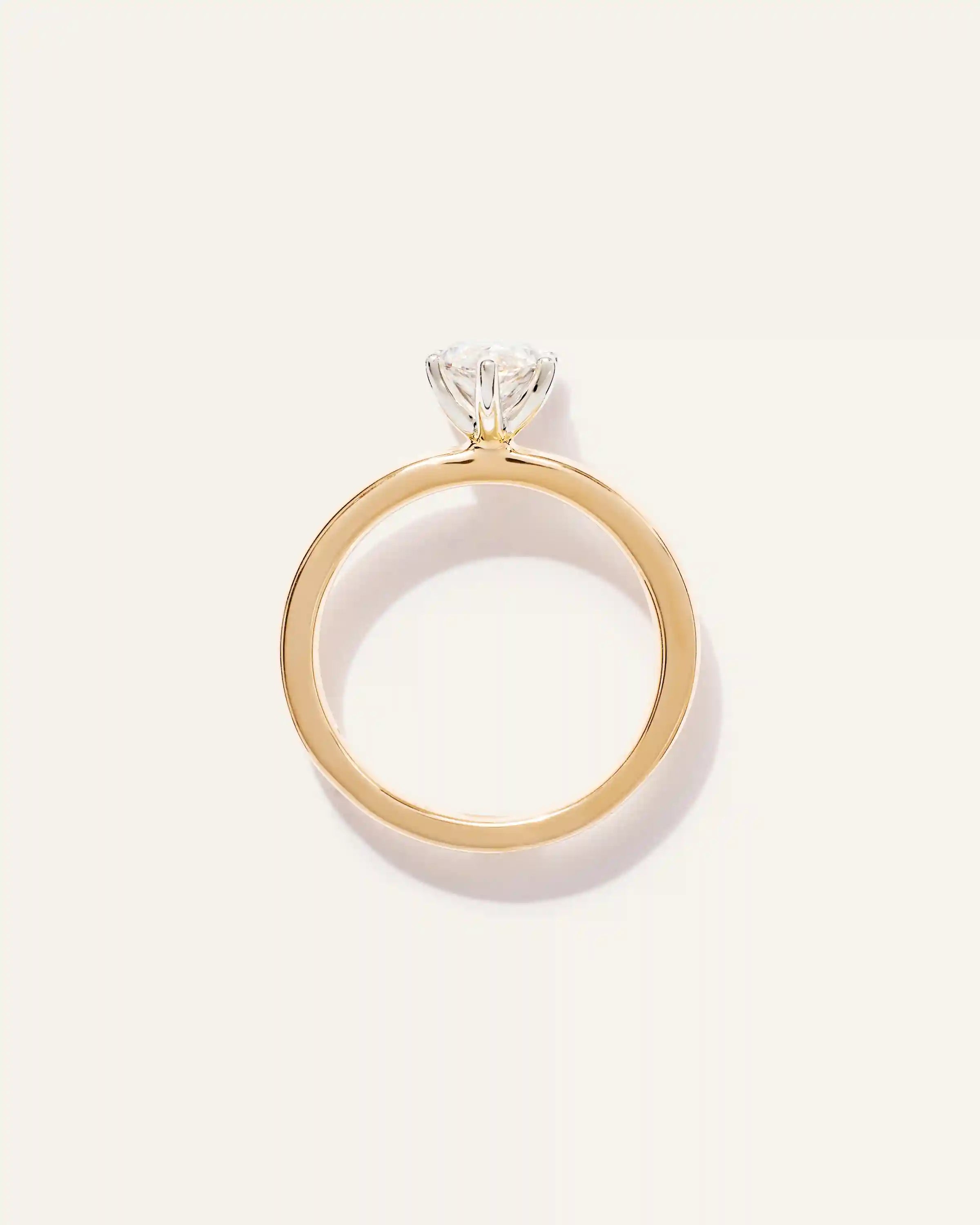 Lab Grown Diamond Marquise Comfort Fit Engagement Ring - 1.5ct